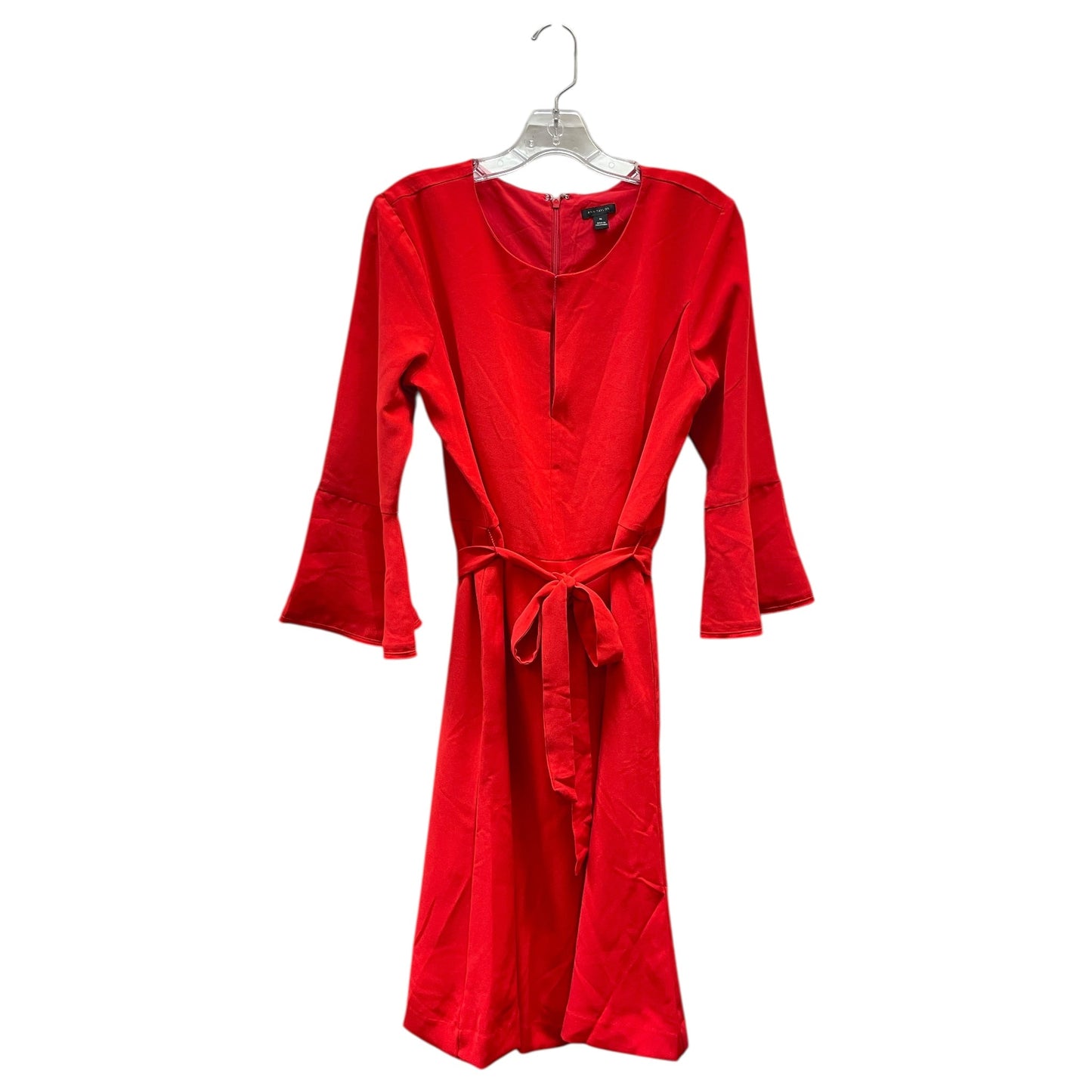 Dress Work By Ann Taylor In Red, Size:10