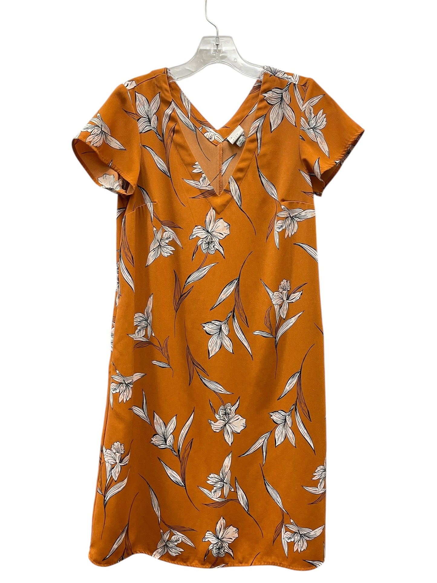 Dress Casual Midi By A New Day In Floral Print, Size:Xs