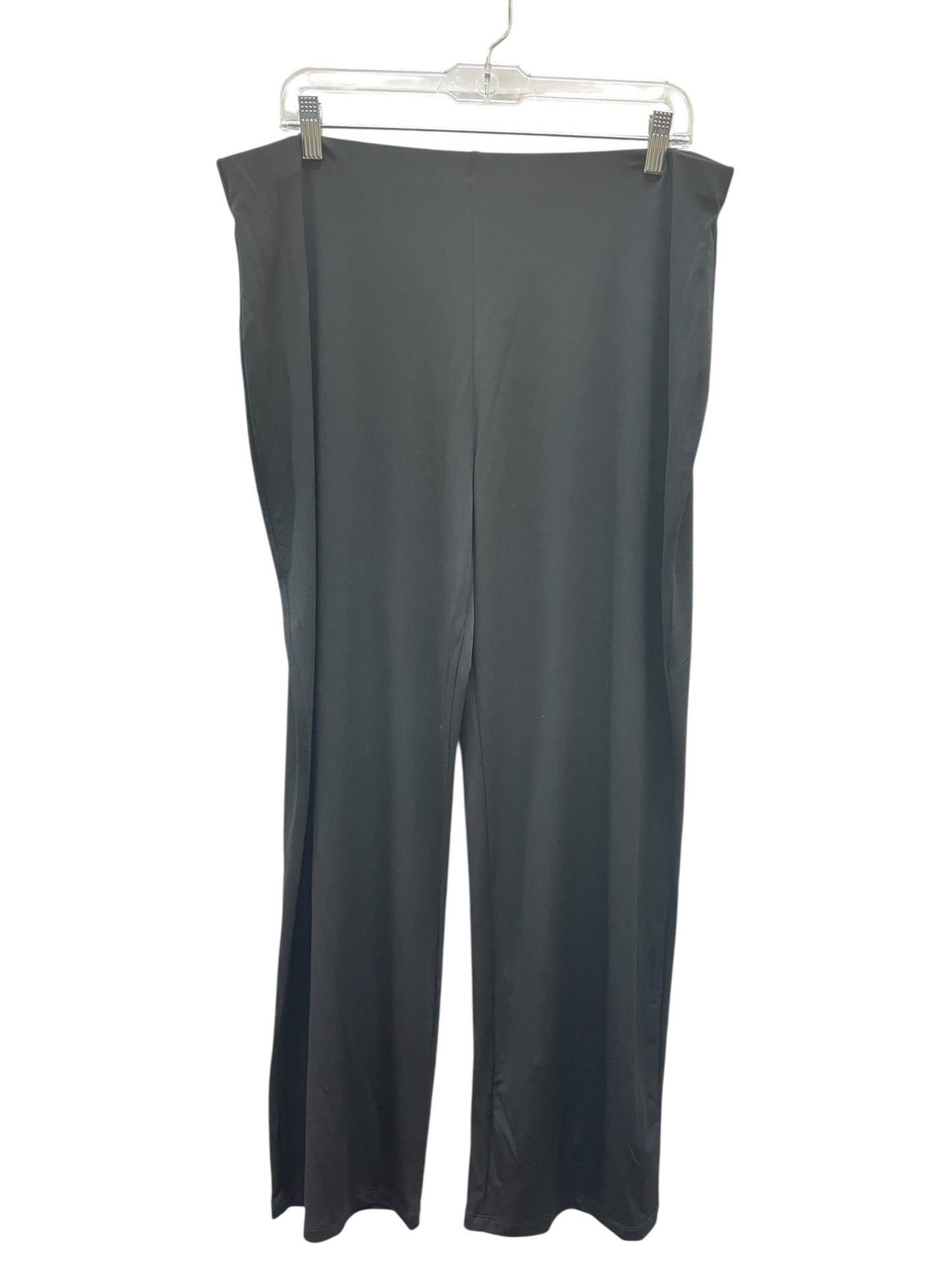 Pants Wide Leg By Alfani In Black, Size:1X