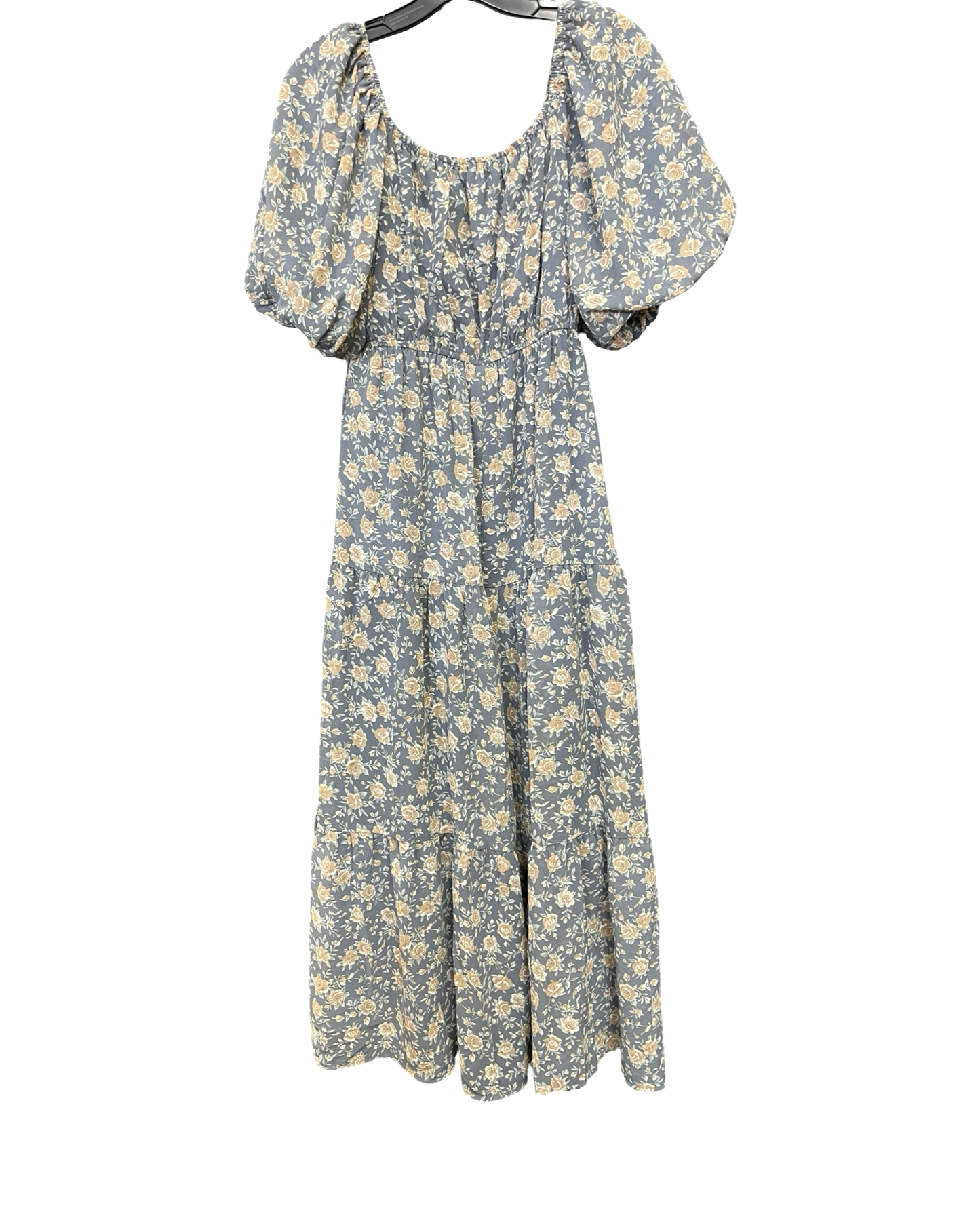Dress Casual Maxi By Baevely In Blue & Cream, Size:S