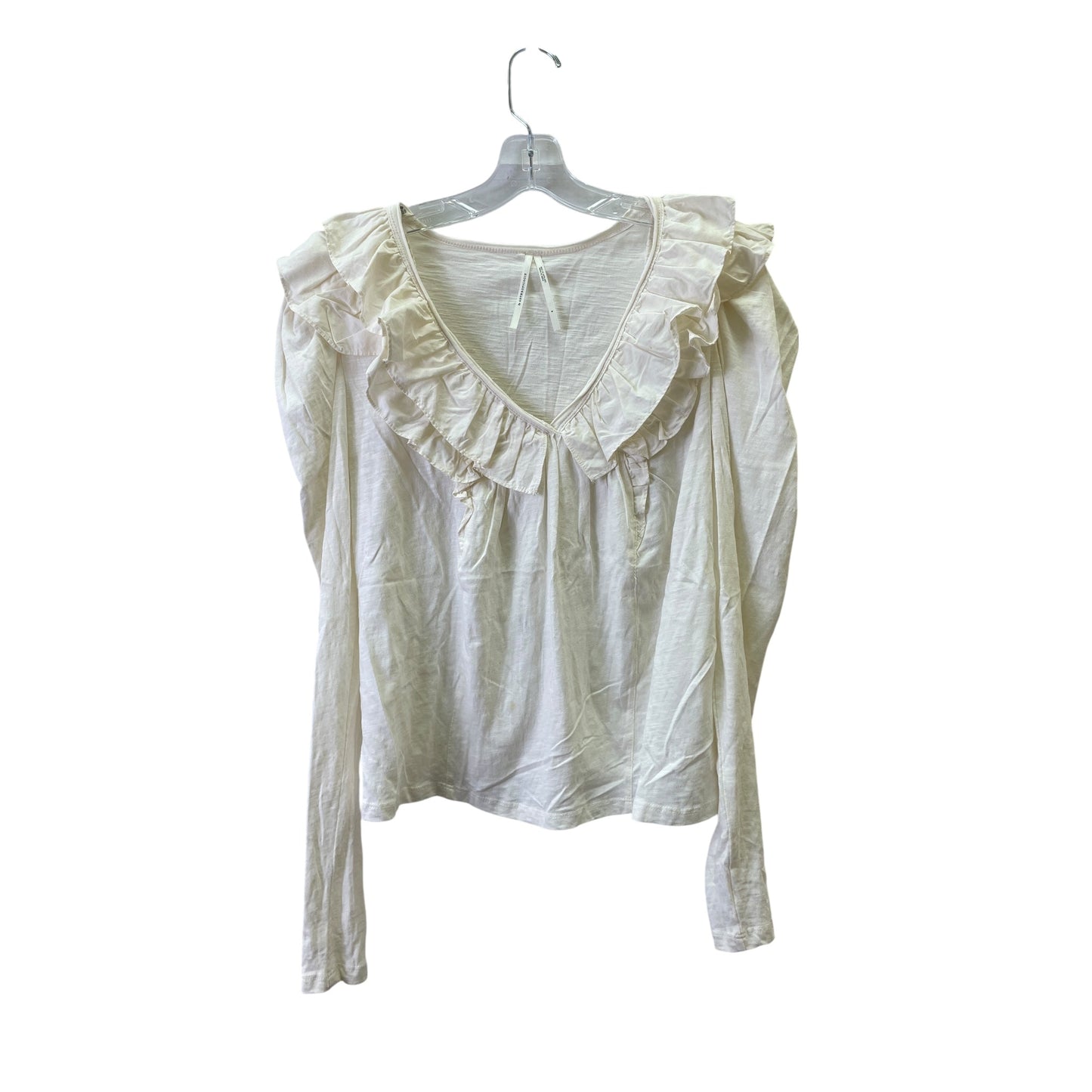 Top Ls By Anthropologie In Ivory, Size:S