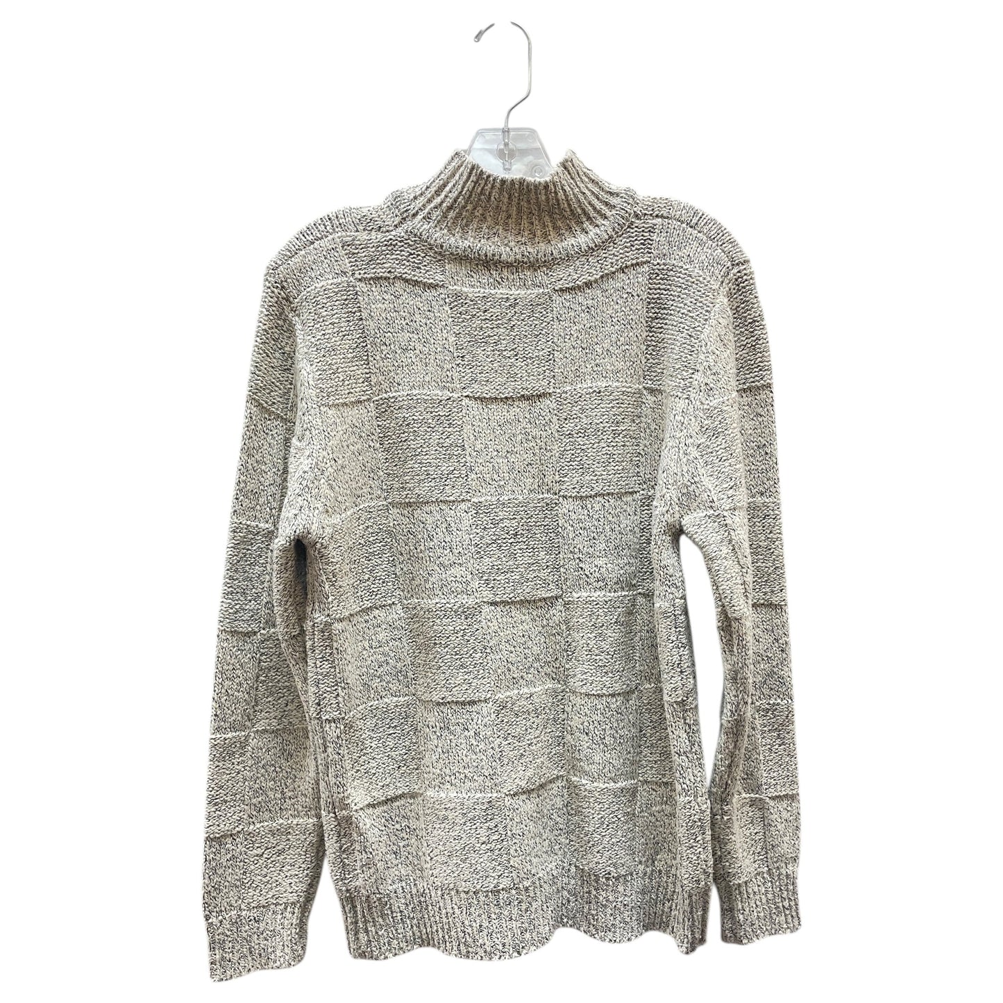 Sweater By Ann Taylor In Black & Tan, Size:L