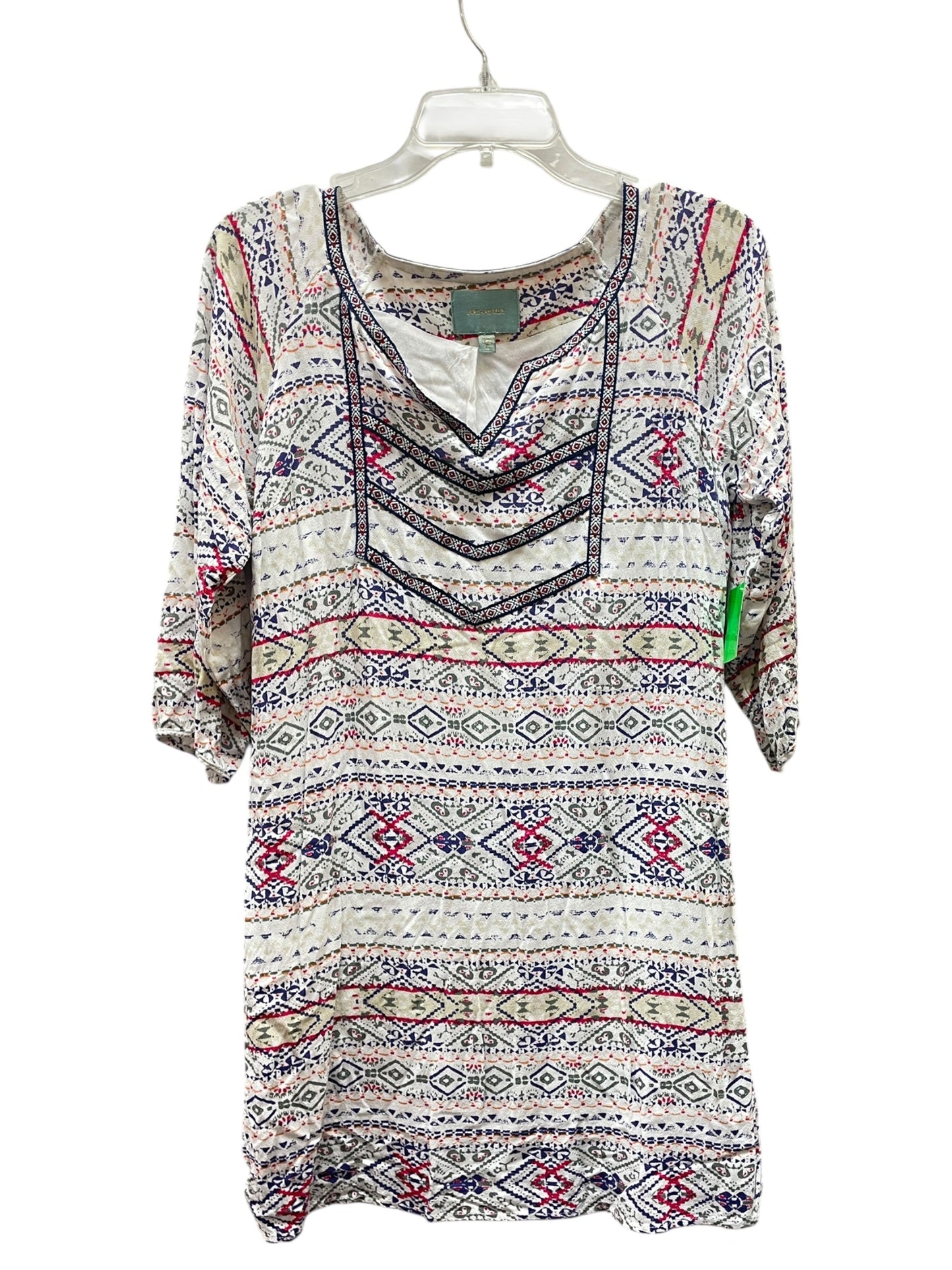 Top 3/4 Sleeve By Skies Are Blue In Multi, Size:S
