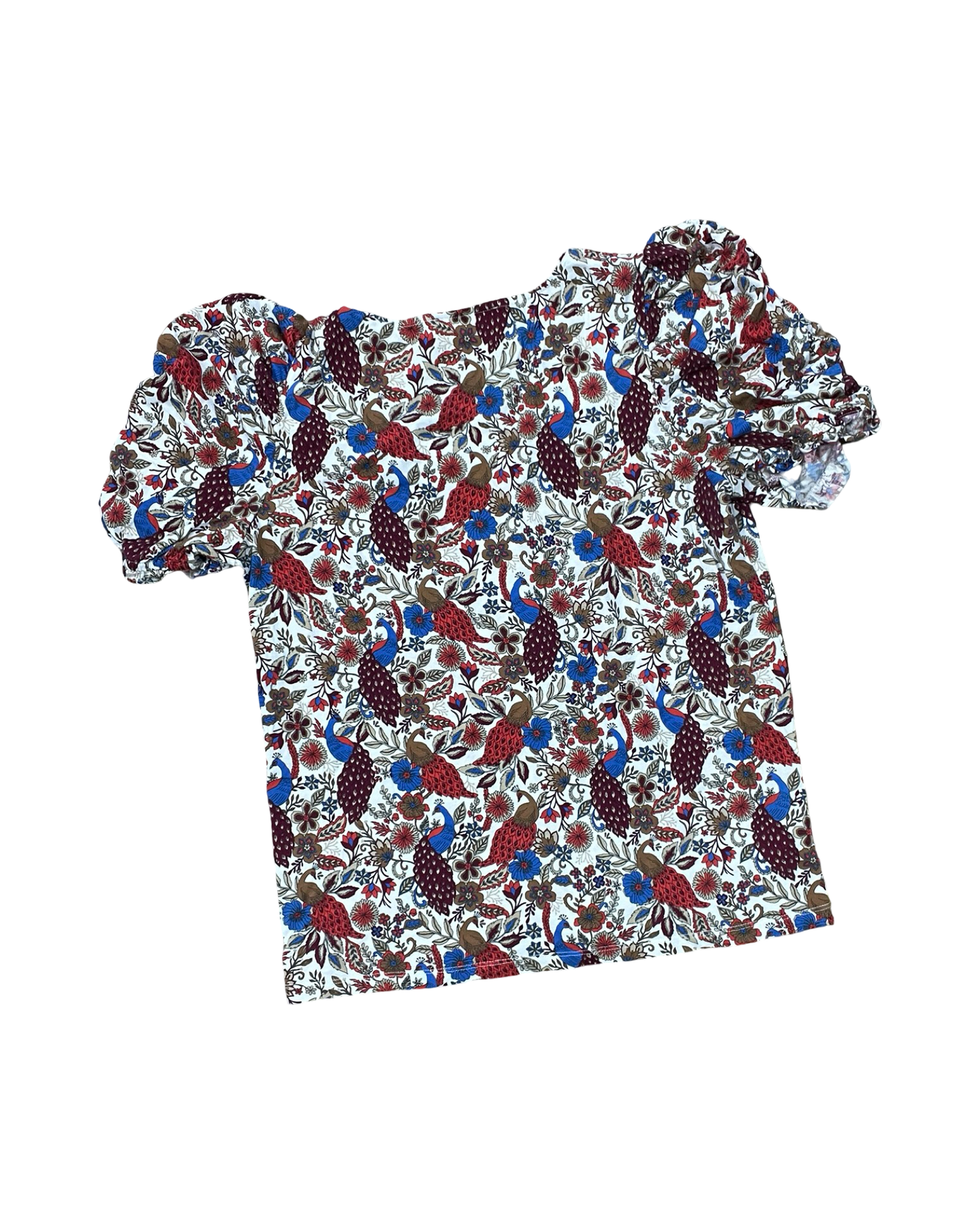 Top Ss By Loft In Blue & Red, Size:L