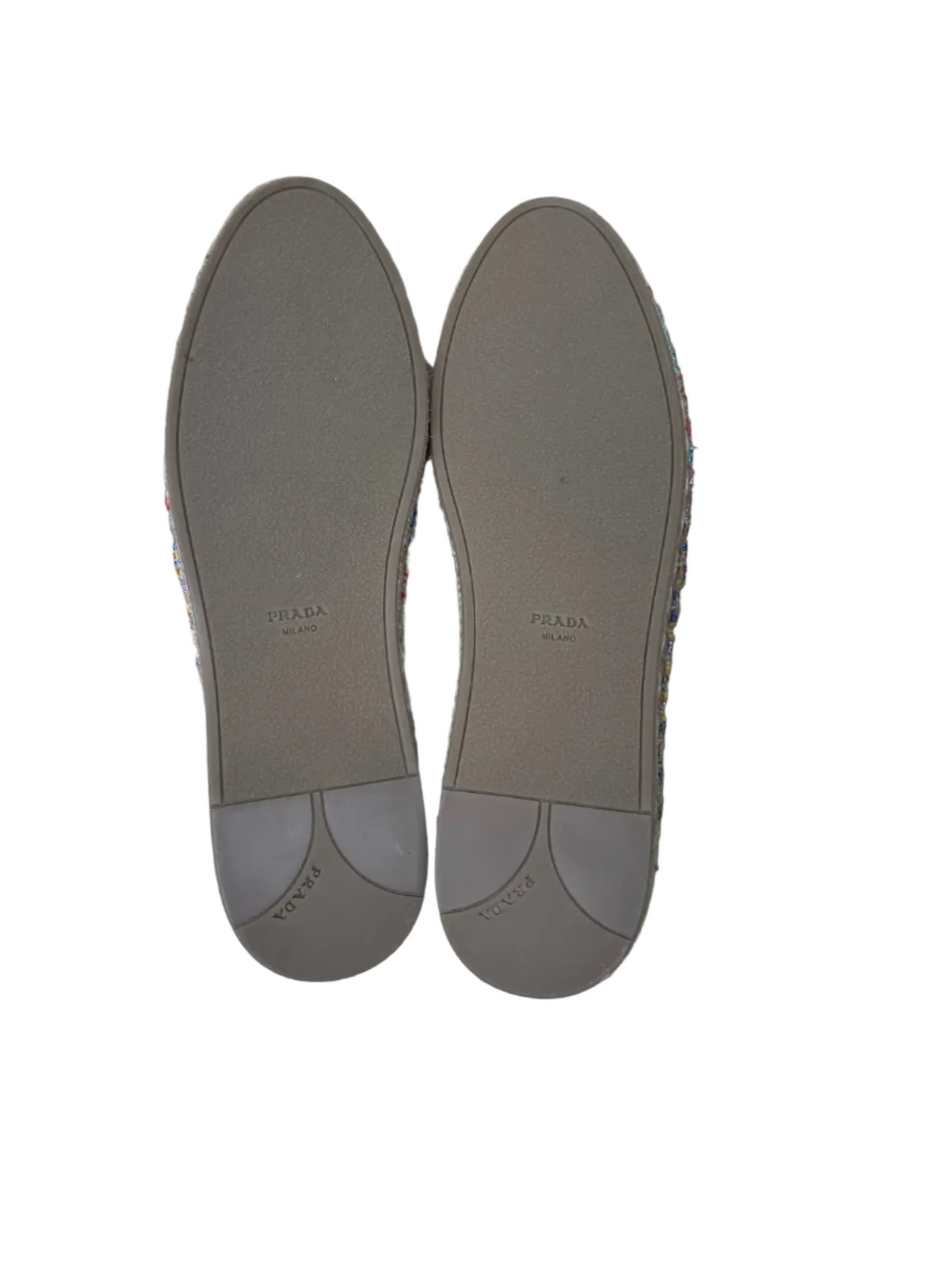 Shoes Luxury Designer By Prada In Multi, Size:8.5