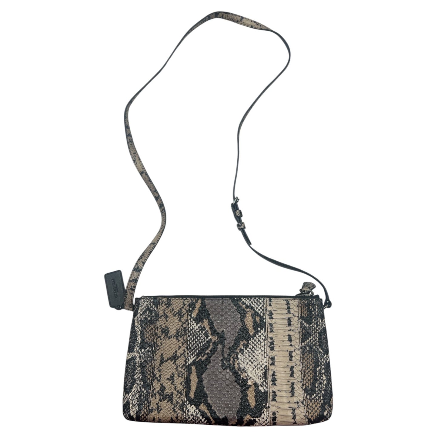 Crossbody Designer By Coach In Snakeskin Print, Size:Medium