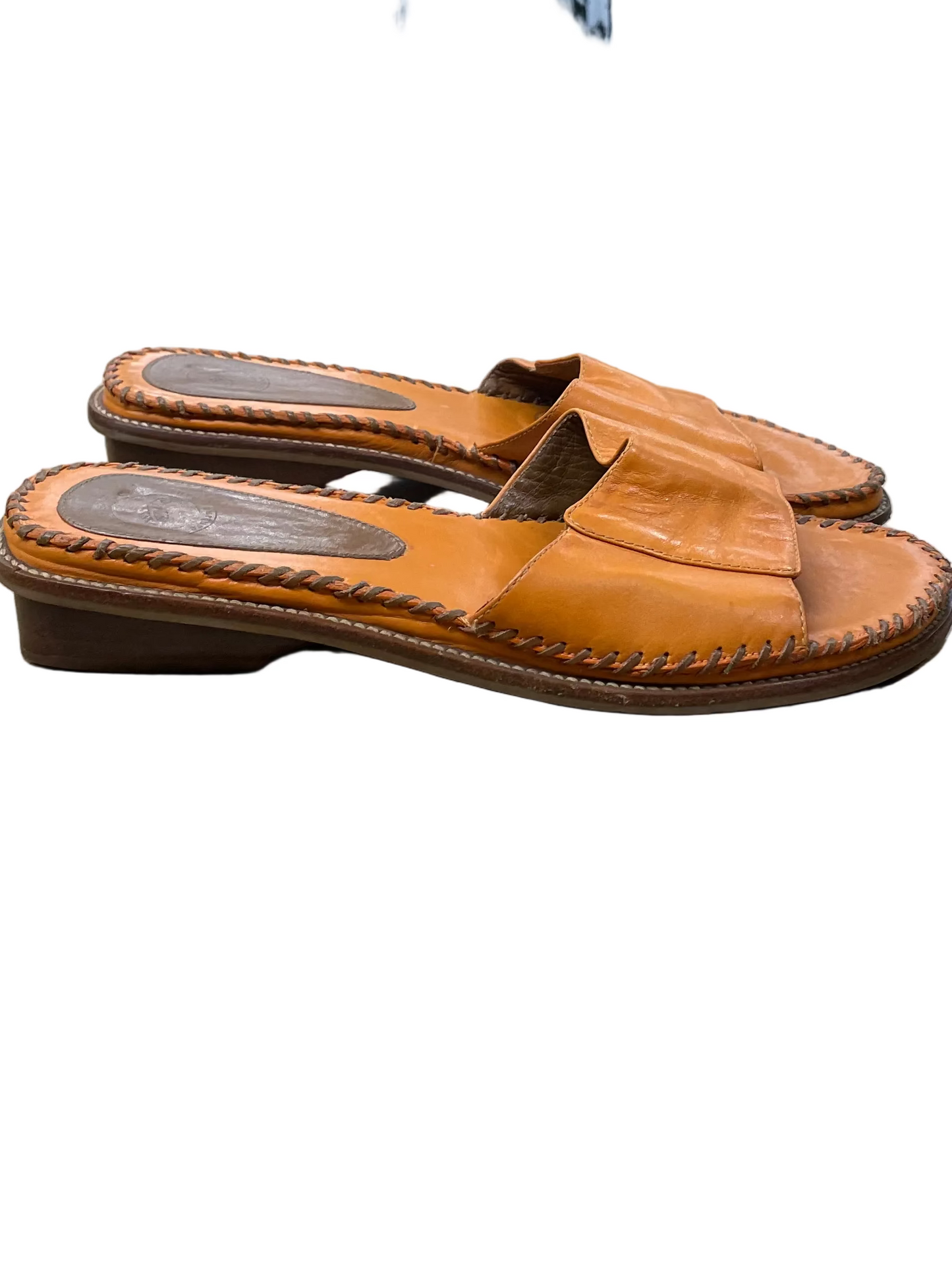 Shoes Flats By Nurture In Orange, Size:7.5
