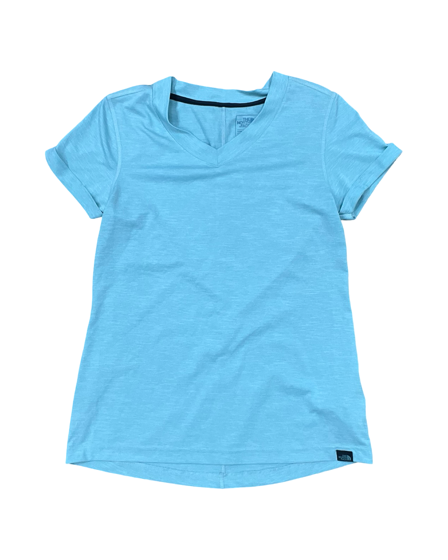 Athletic Top Ss By The North Face In Teal, Size:S