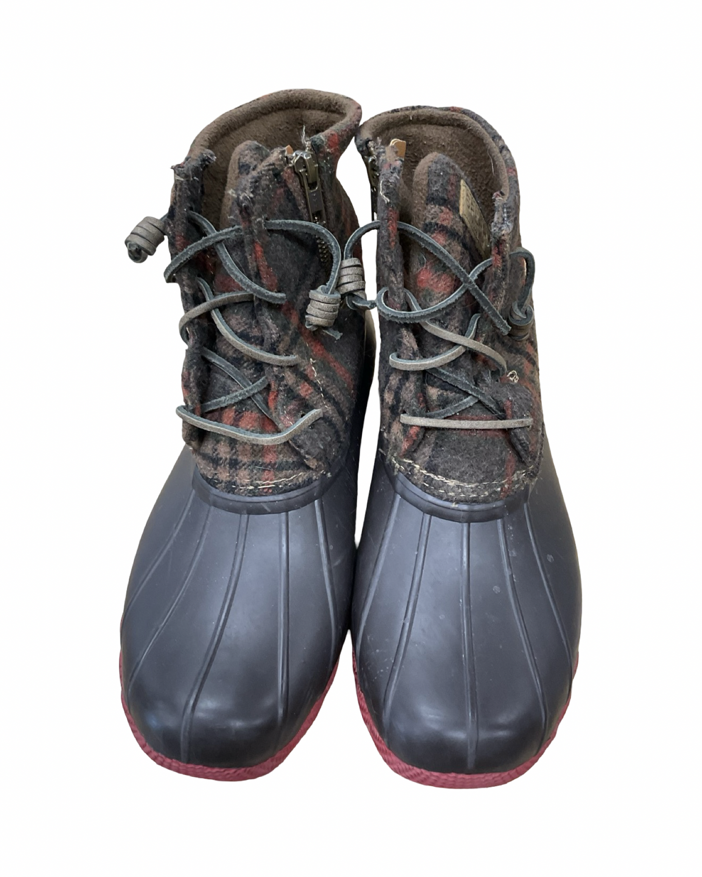 Boots Snow By Sperry In Brown & Red, Size:9