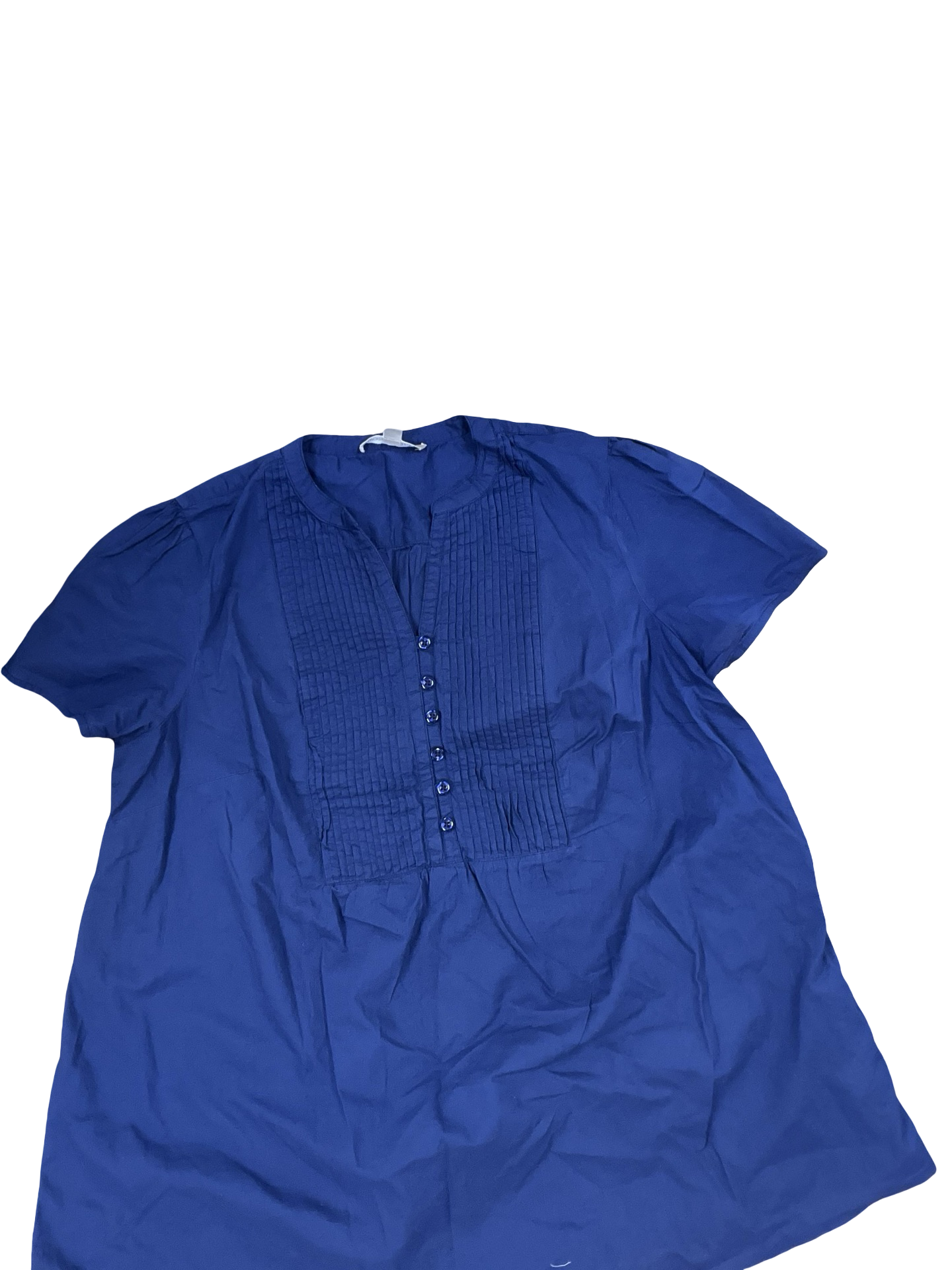 Top Ss By Woman Within In Blue, Size:M