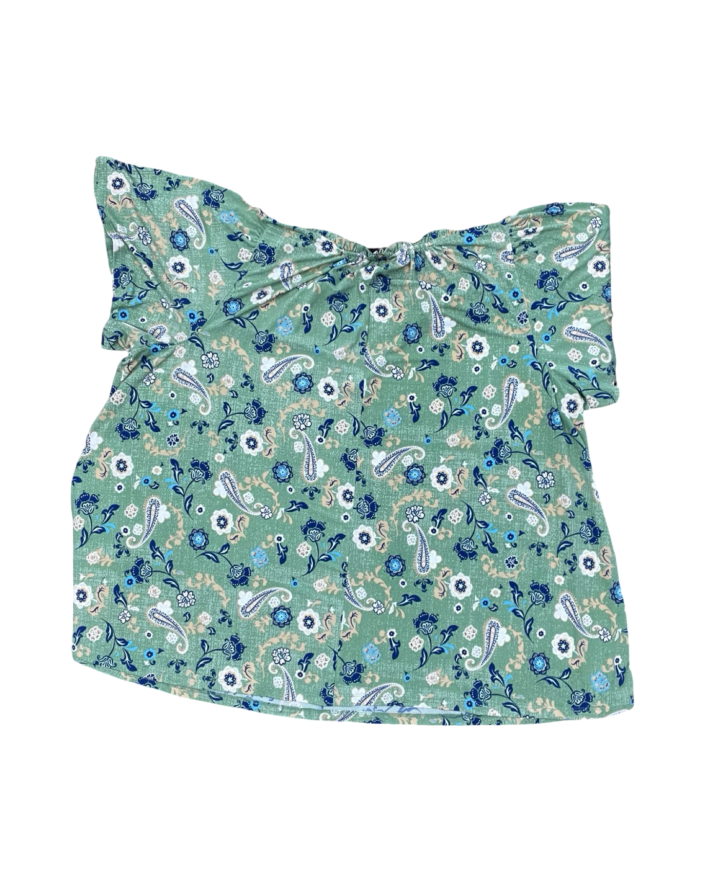 Top Ss By Lane Bryant In Green, Size:1X