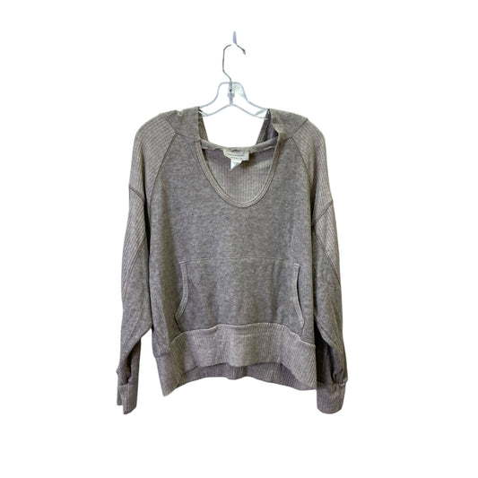 Sweatshirt Hoodie By Saints & Hearts In Taupe, Size:M