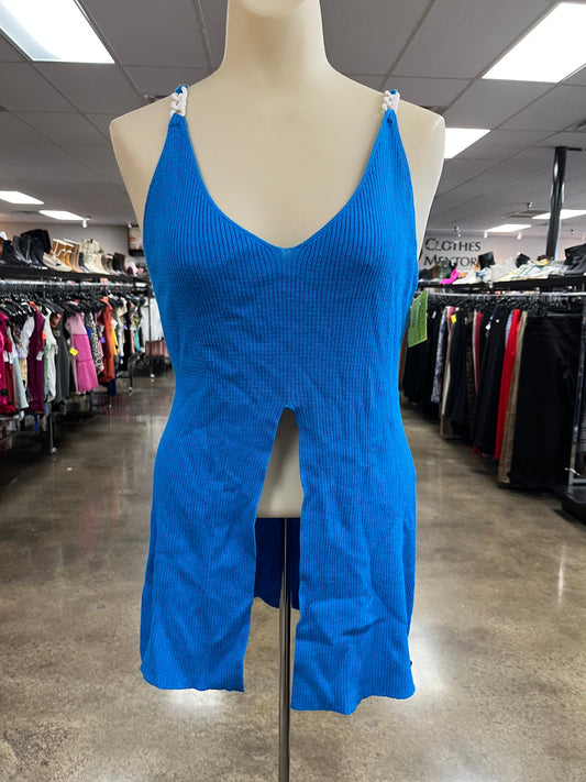 Top Sleeveless By Clothes Mentor In Blue, Size:L