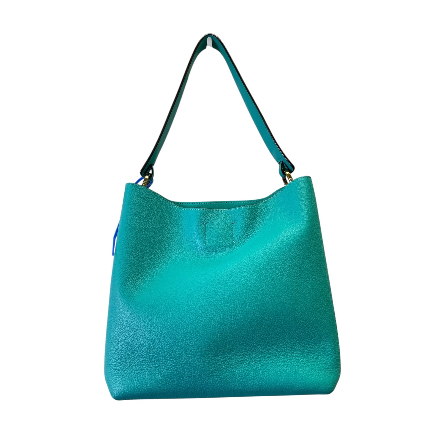 Handbag Luxury Designer By Mcm In Aqua, Size:Medium