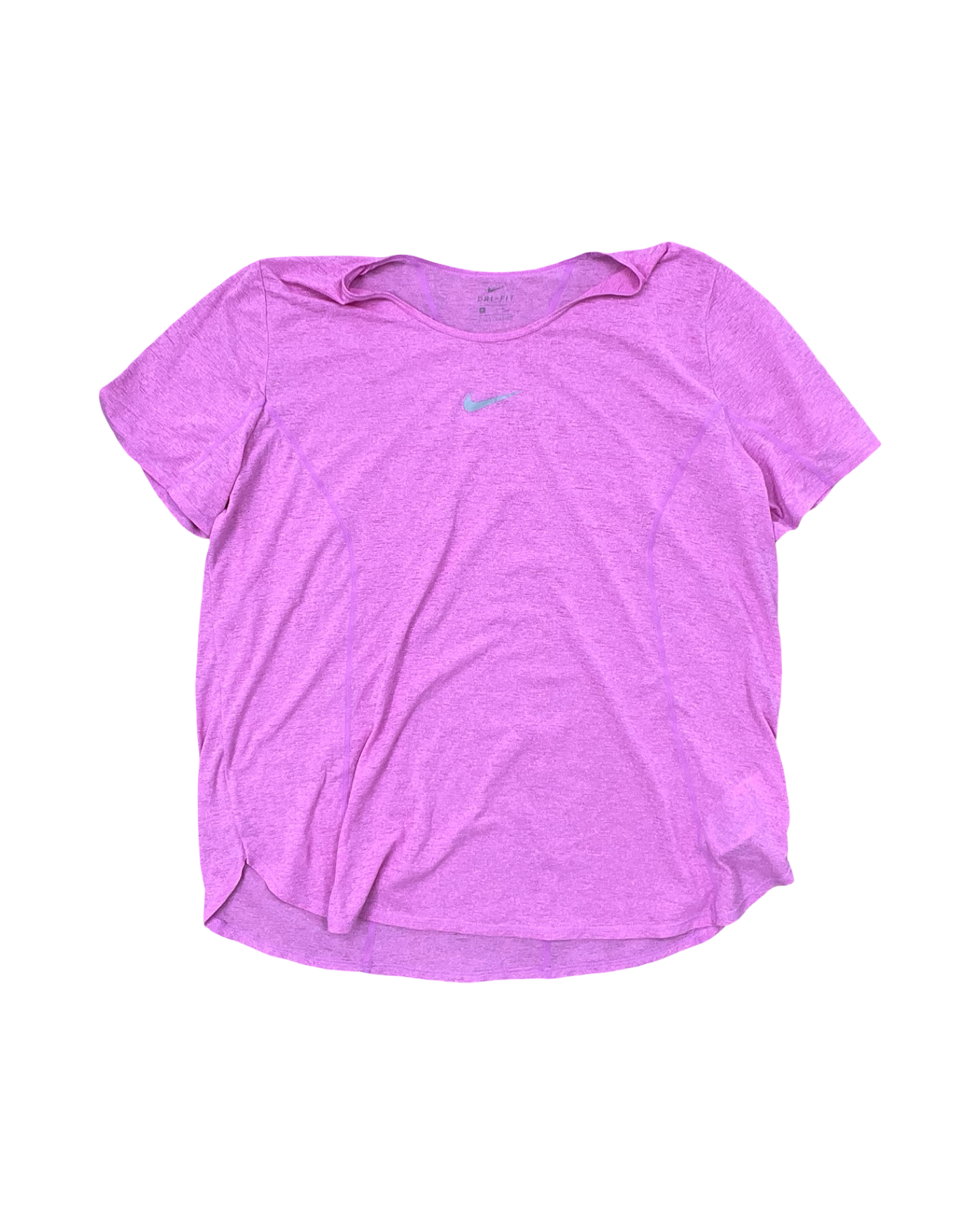 Athletic Top Ss By Nike In Pink, Size:Xl