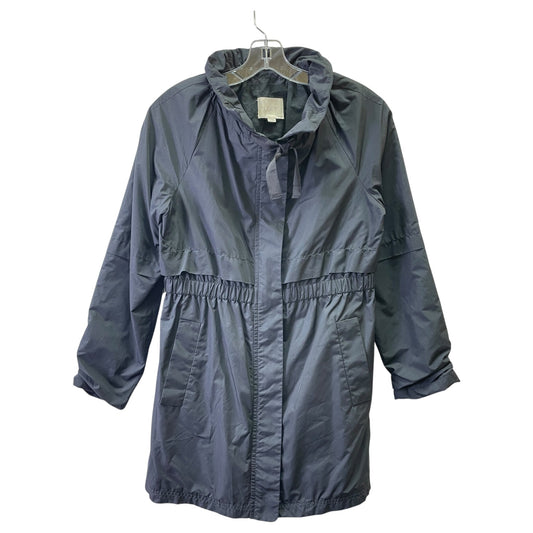 Jacket Windbreaker By Ann Taylor In Black, Size:Sp