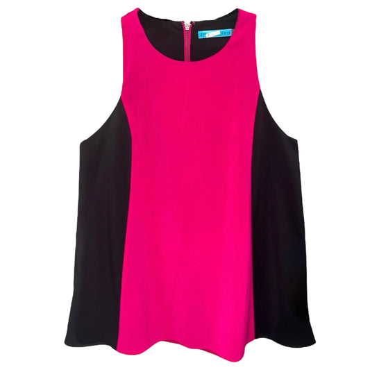 Lindsay Long Loose Tank with Seams Designer By Alice + Olivia In Magenta, Size: S