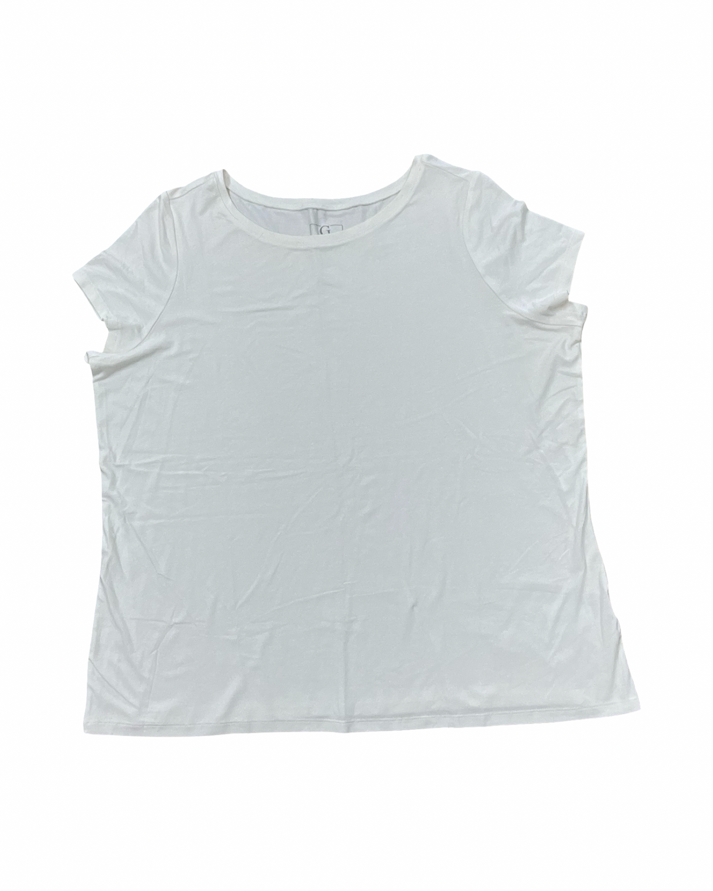 Top Ss By G By Giuliana In Cream, Size:1X