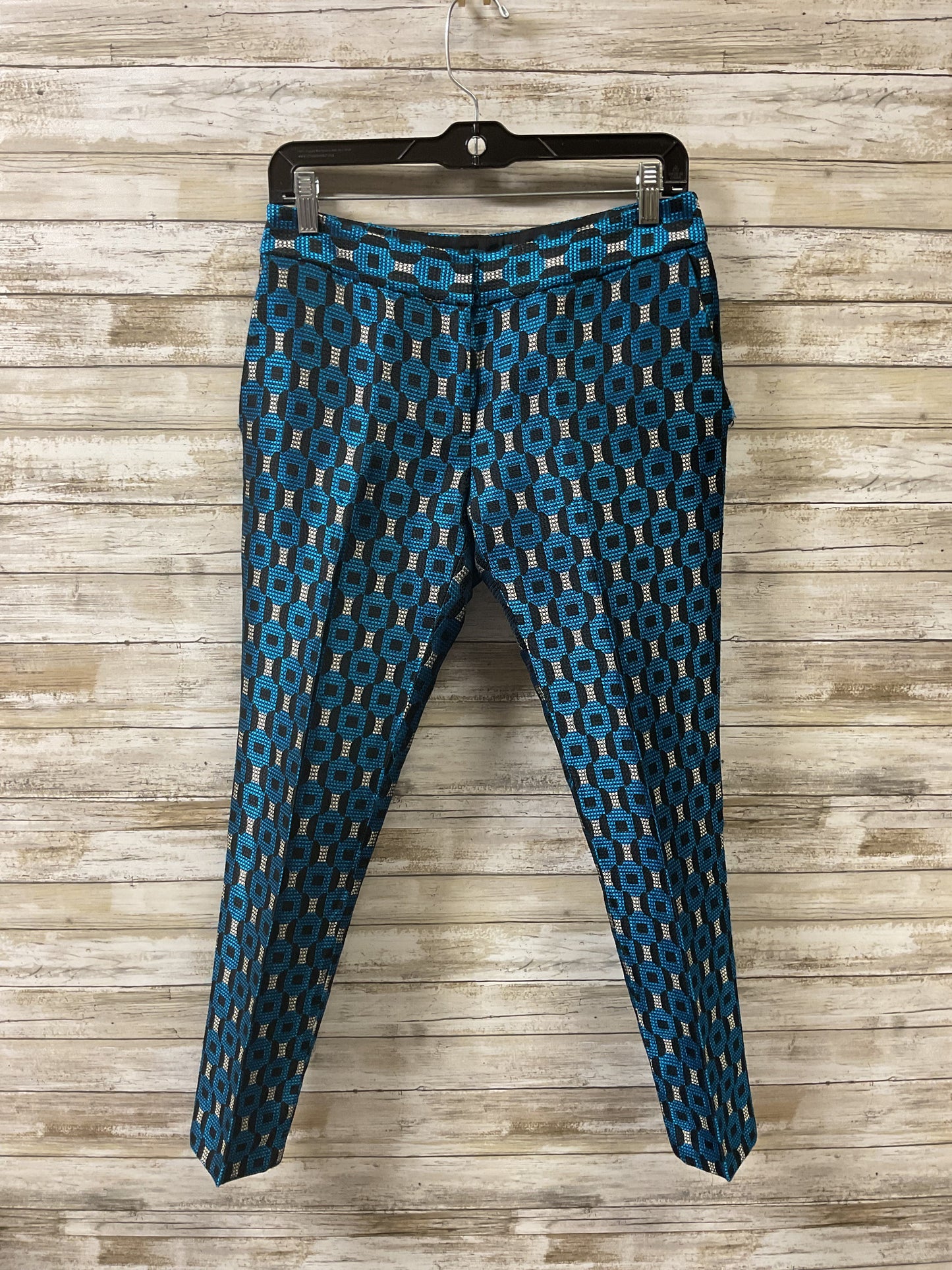 Pants Dress By Shoshanna In Black & Blue, Size:0