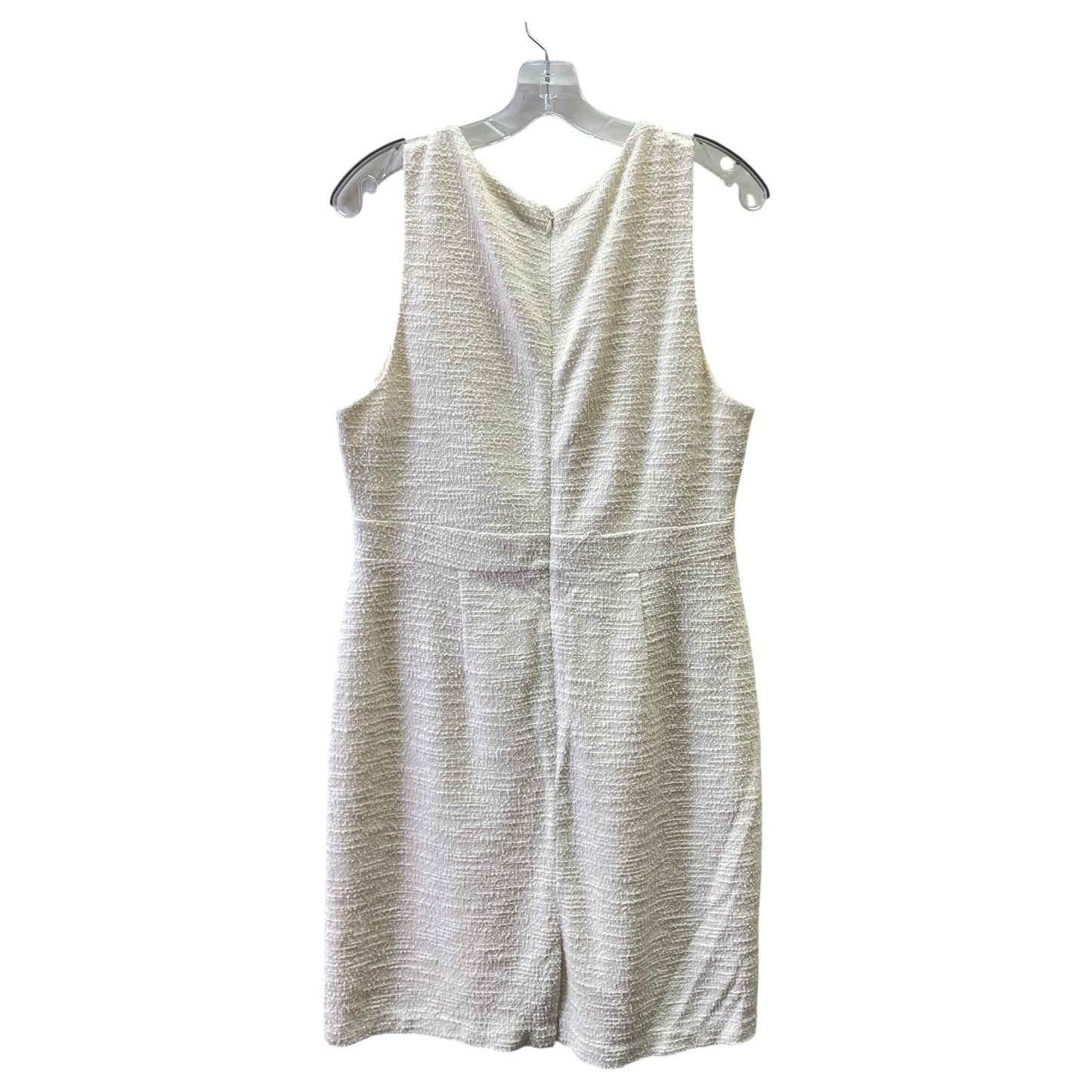 Dress Casual Maxi By Nicole Miller In Cream, Size:12