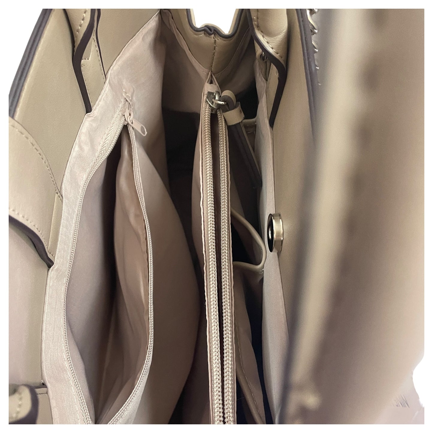 Handbag By Nine West In Taupe, Size:Medium