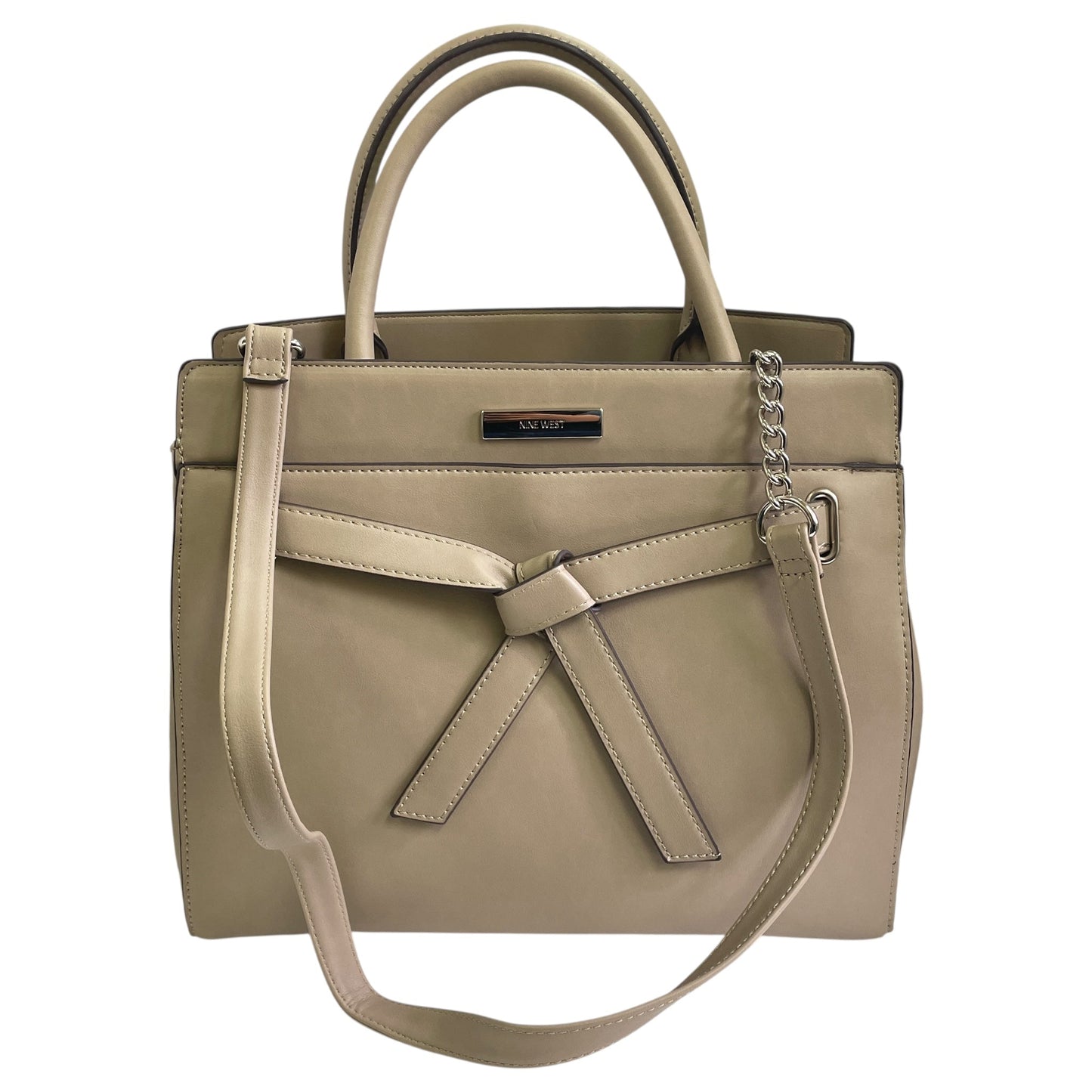 Handbag By Nine West In Taupe, Size:Medium