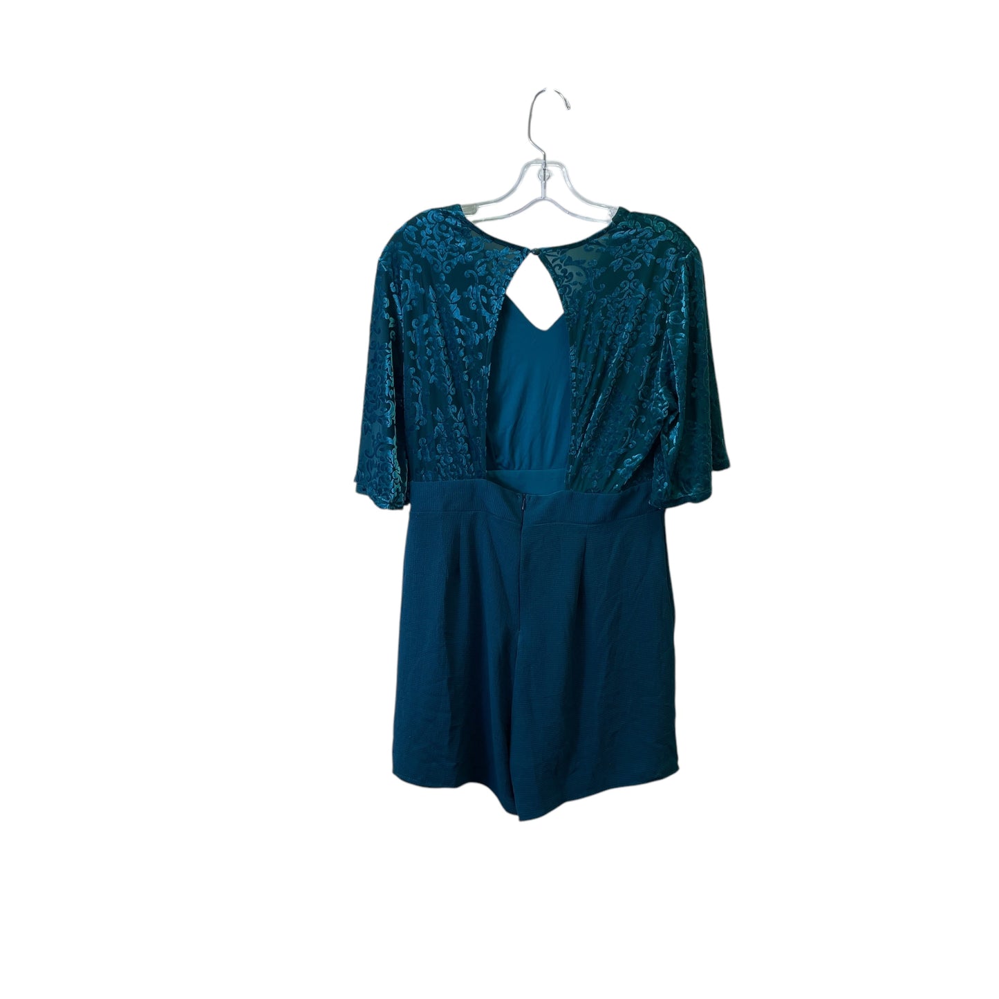 Romper By Francesca’S In Teal, Size:L
