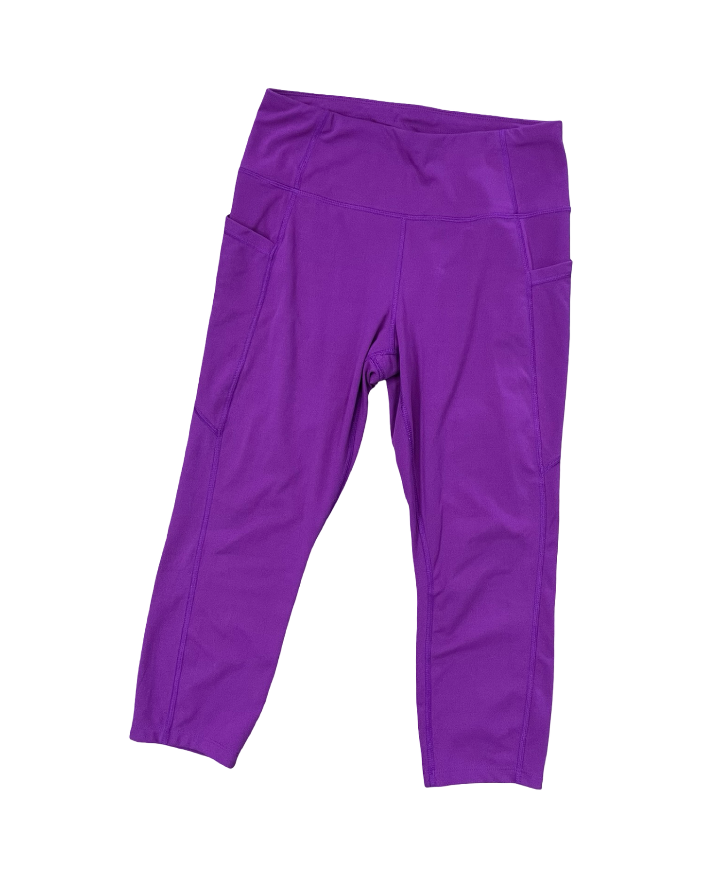 Athletic Leggings By Avia In Purple, Size:L