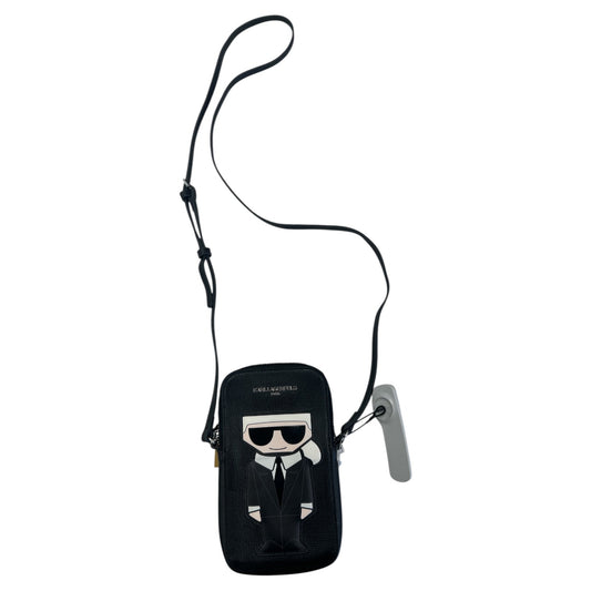 Crossbody Designer By Karl Lagerfeld In Black, Size:Small