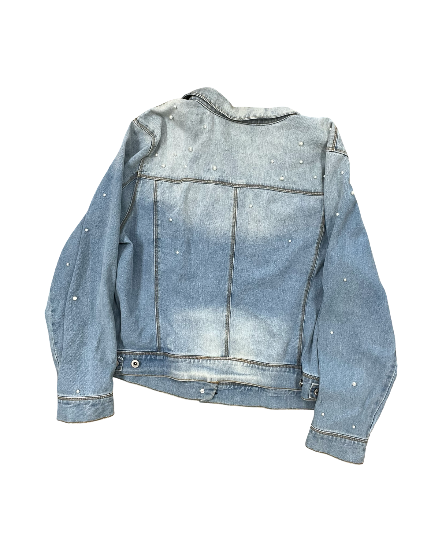Jacket Denim By Jessica Simpson In Blue Denim, Size:2X