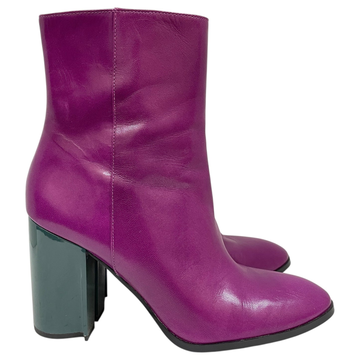 Boots Designer By Coach In Purple, Size:10