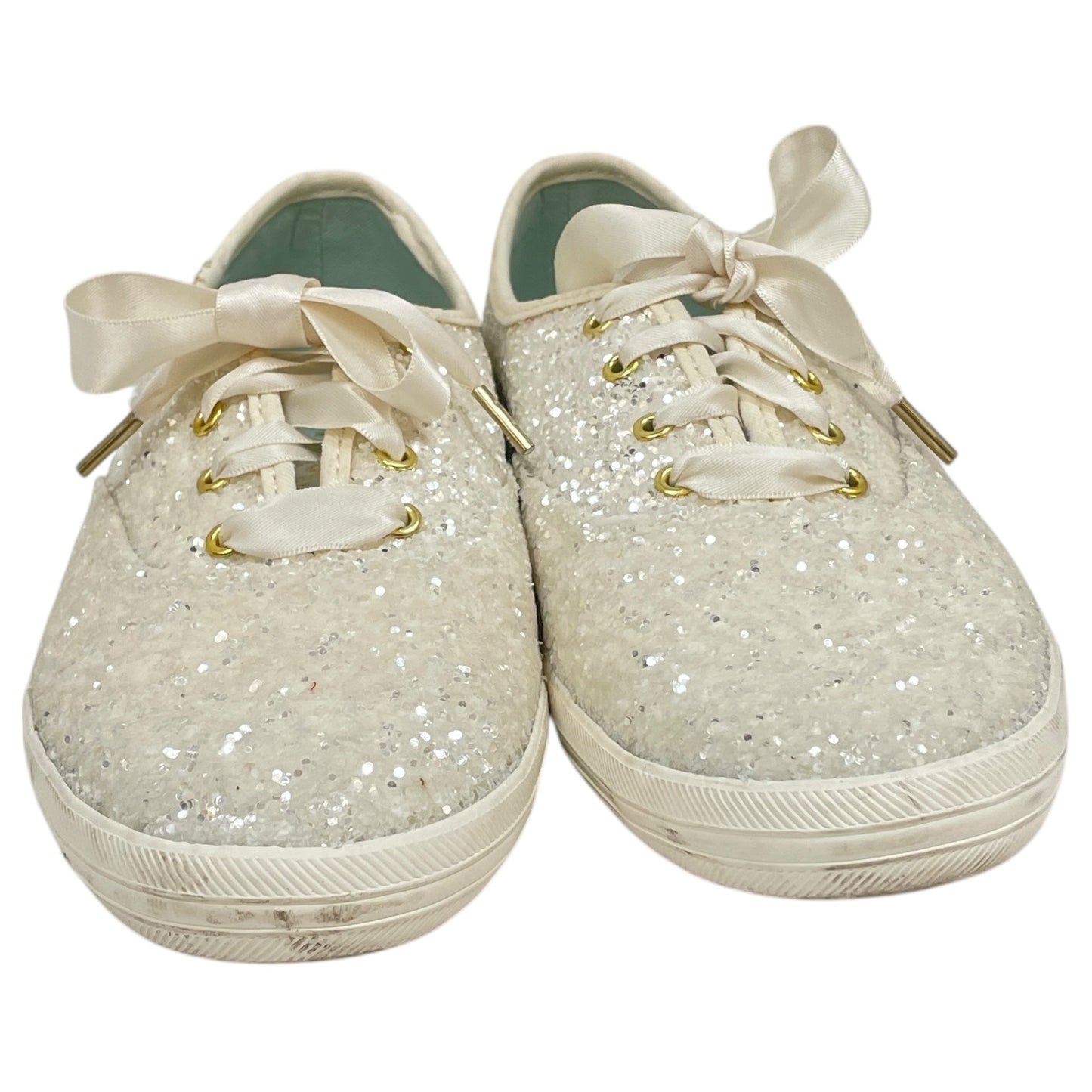 Shoes Designer By Kate Spade In Cream, Size:8