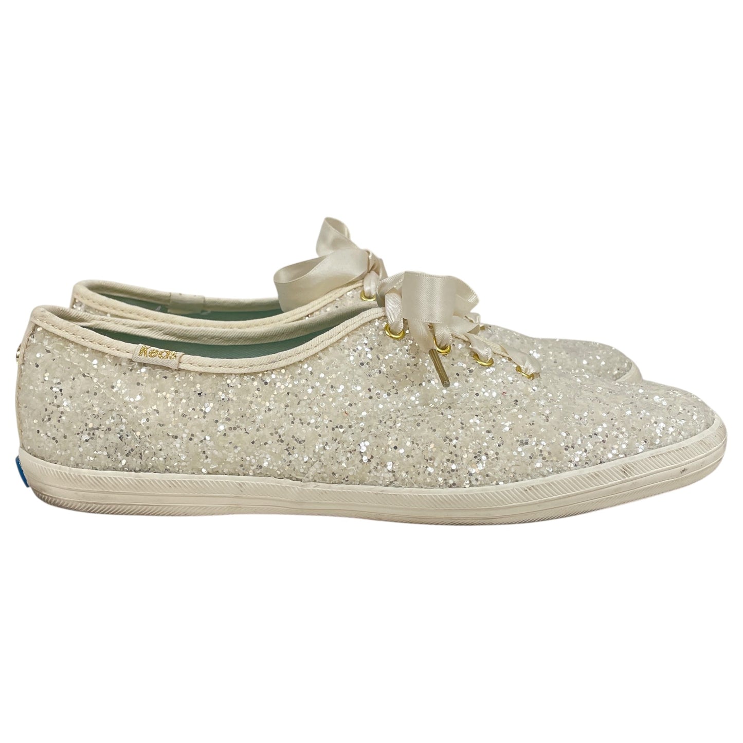 Shoes Designer By Kate Spade In Cream, Size:8