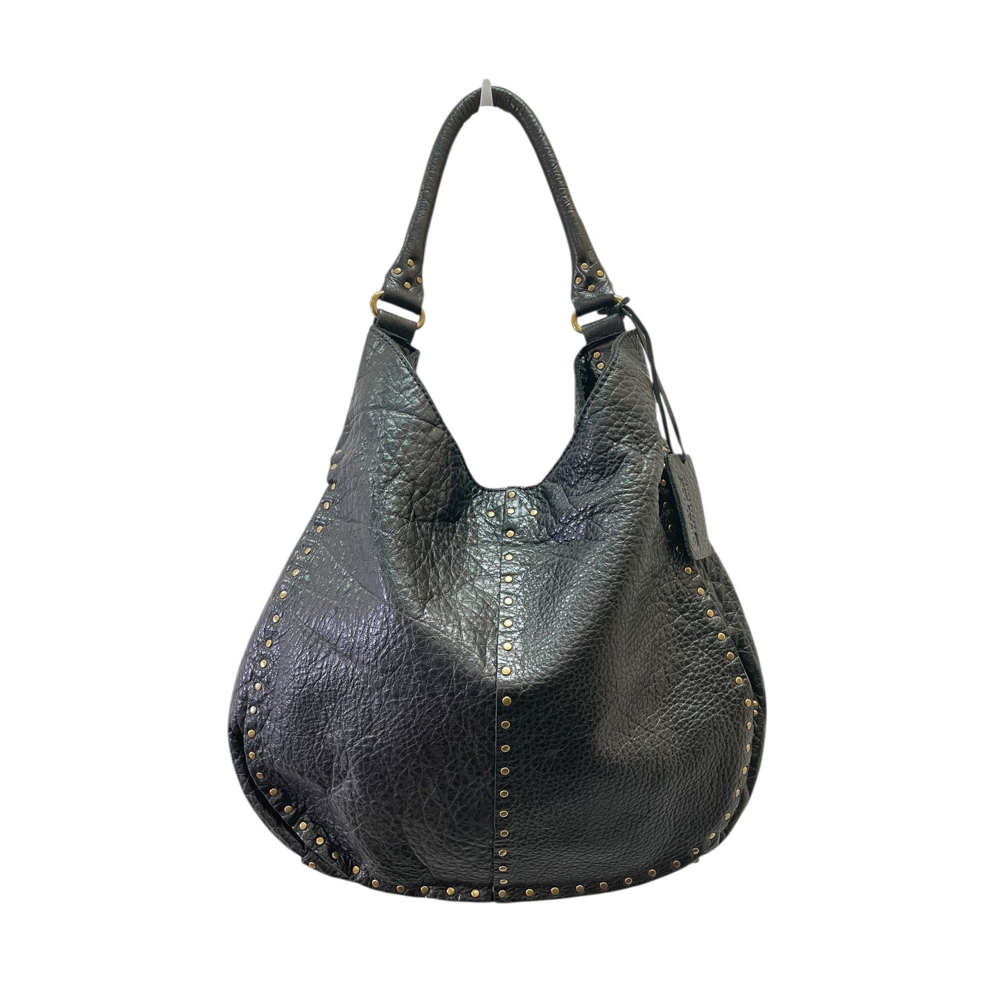 Handbag Leather By LINEA PELLE In Black, Size:Medium