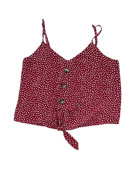 Top Cami By Shein In Red & White, Size:M
