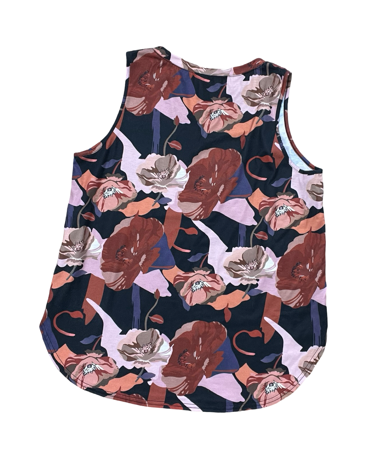 Top Sleeveless By Clothes Mentor In Brown, Size:L
