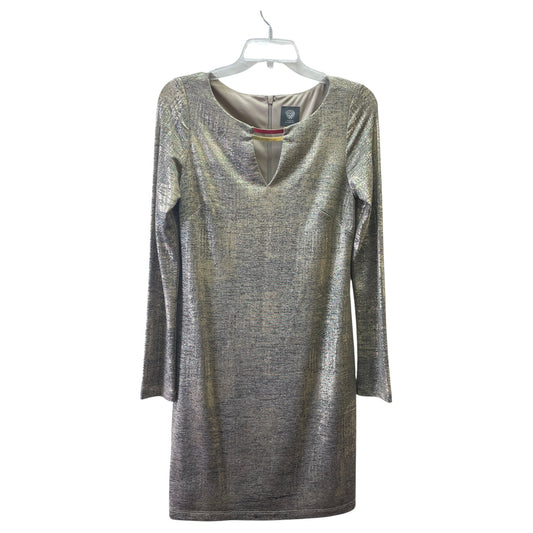 Dress Casual Short By Vince Camuto In Gold, Size:Xs