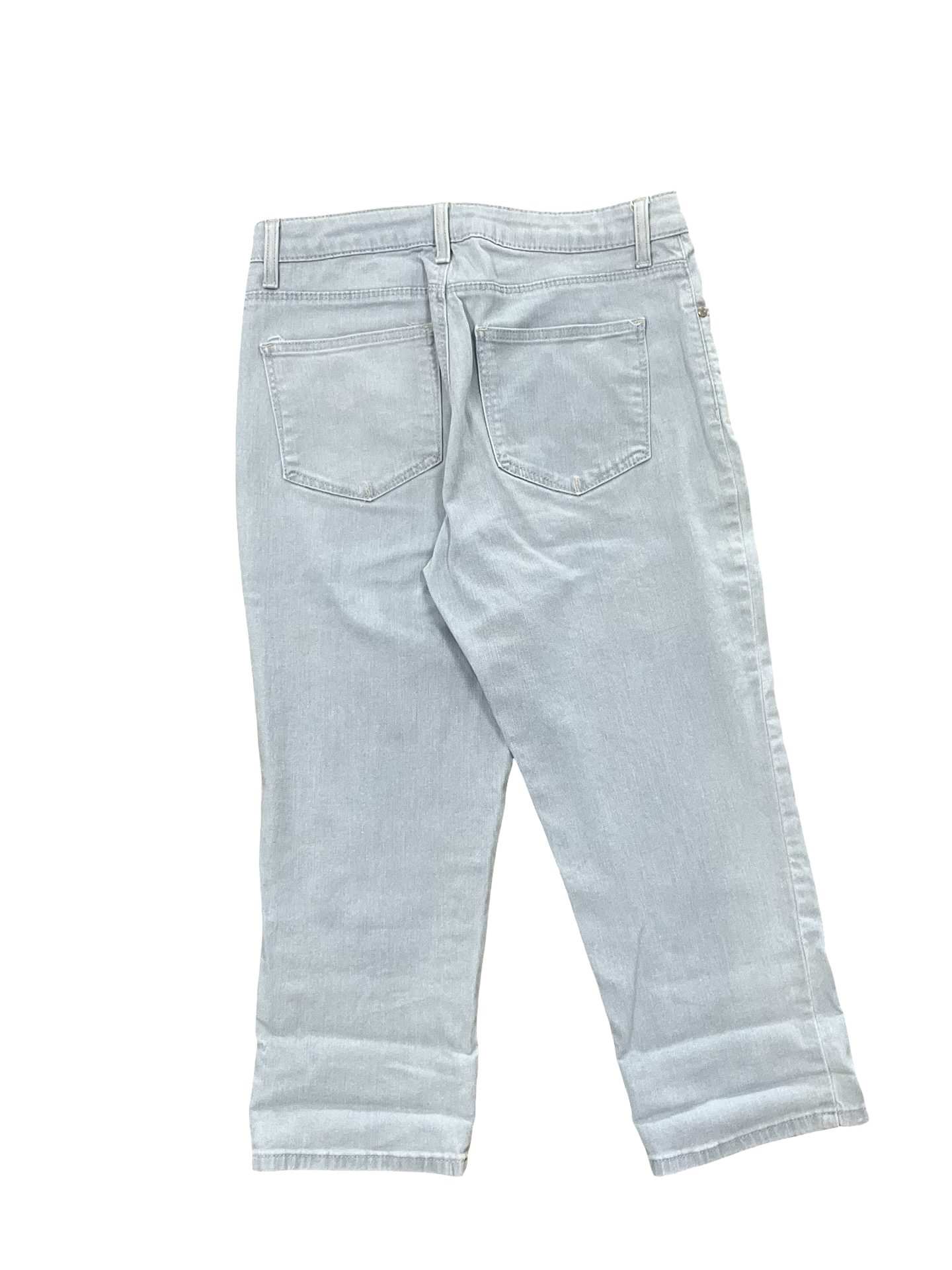 Pants Cropped By Lee In Blue Denim, Size:8
