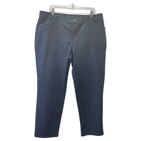 Jeans Boot Cut By Lee In Blue, Size:16