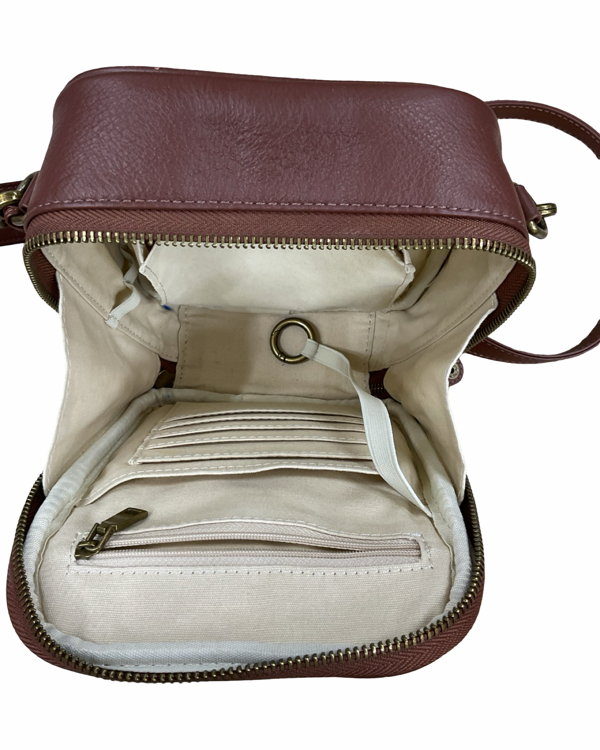 Crossbody By Clothes Mentor In Brown, Size:Small