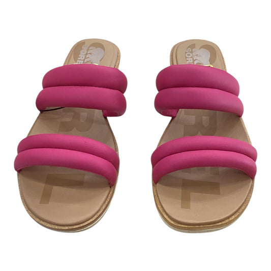 Sandals Flats By Sorel In Pink, Size:10.5