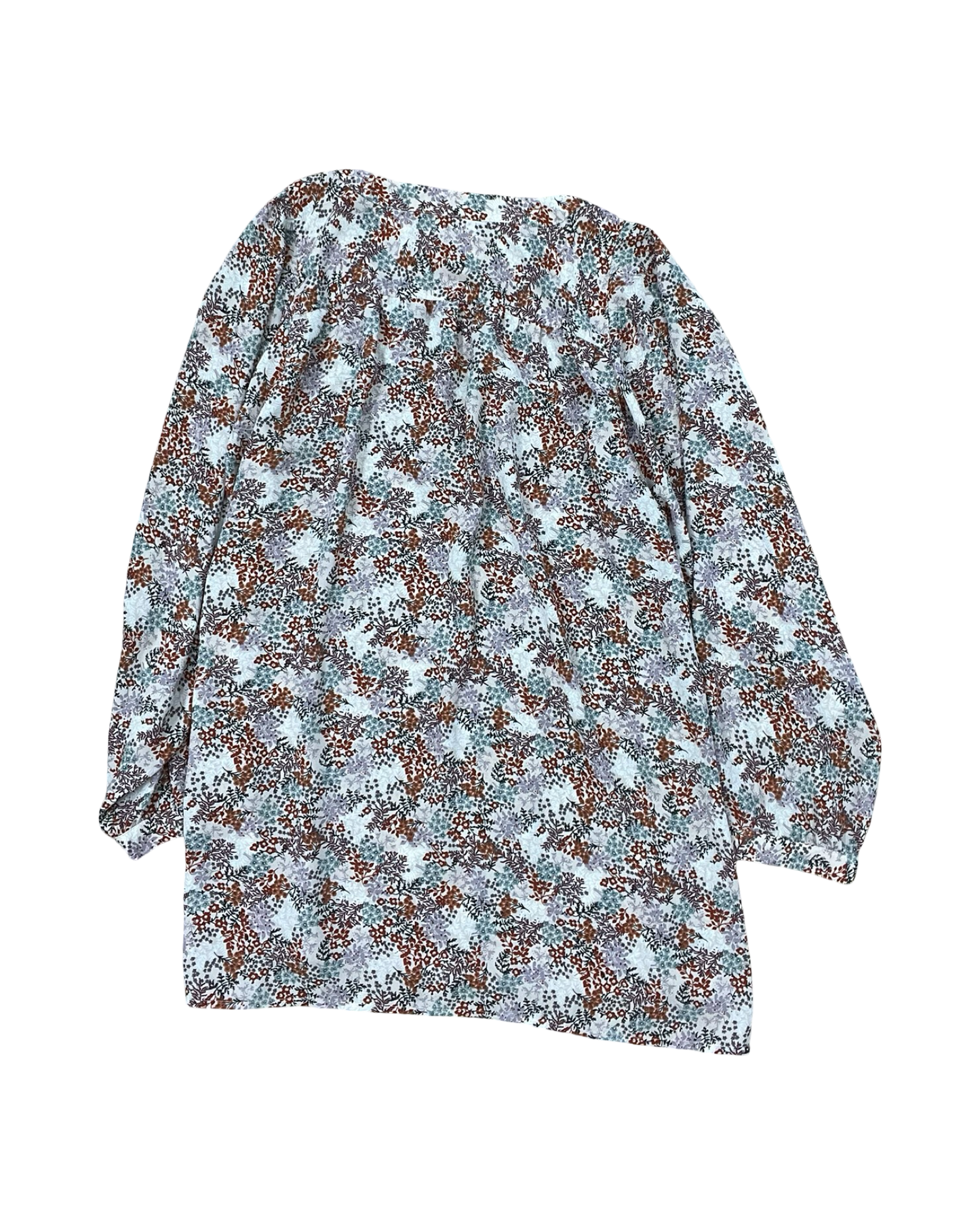 Top 3/4 Sleeve By Loft In Floral Print, Size:S