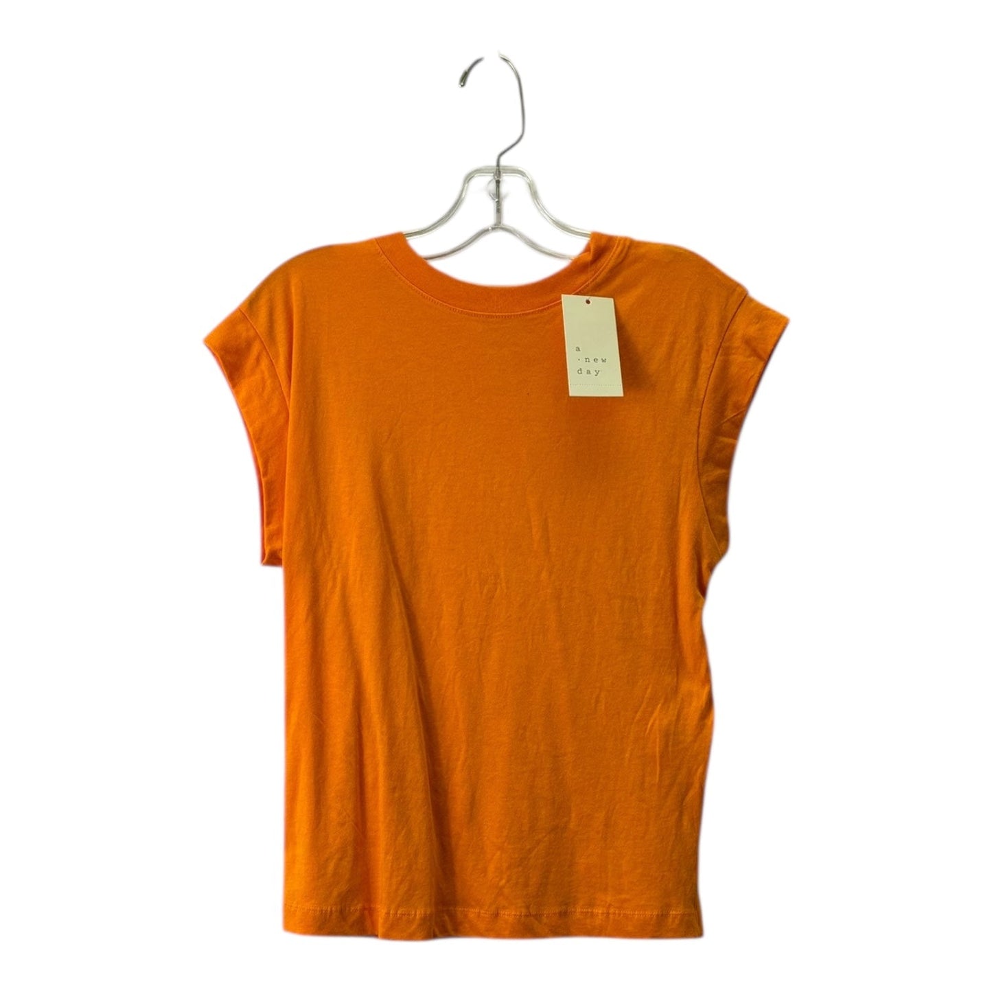 Top Sleeveless Basic By A New Day In Orange, Size:S
