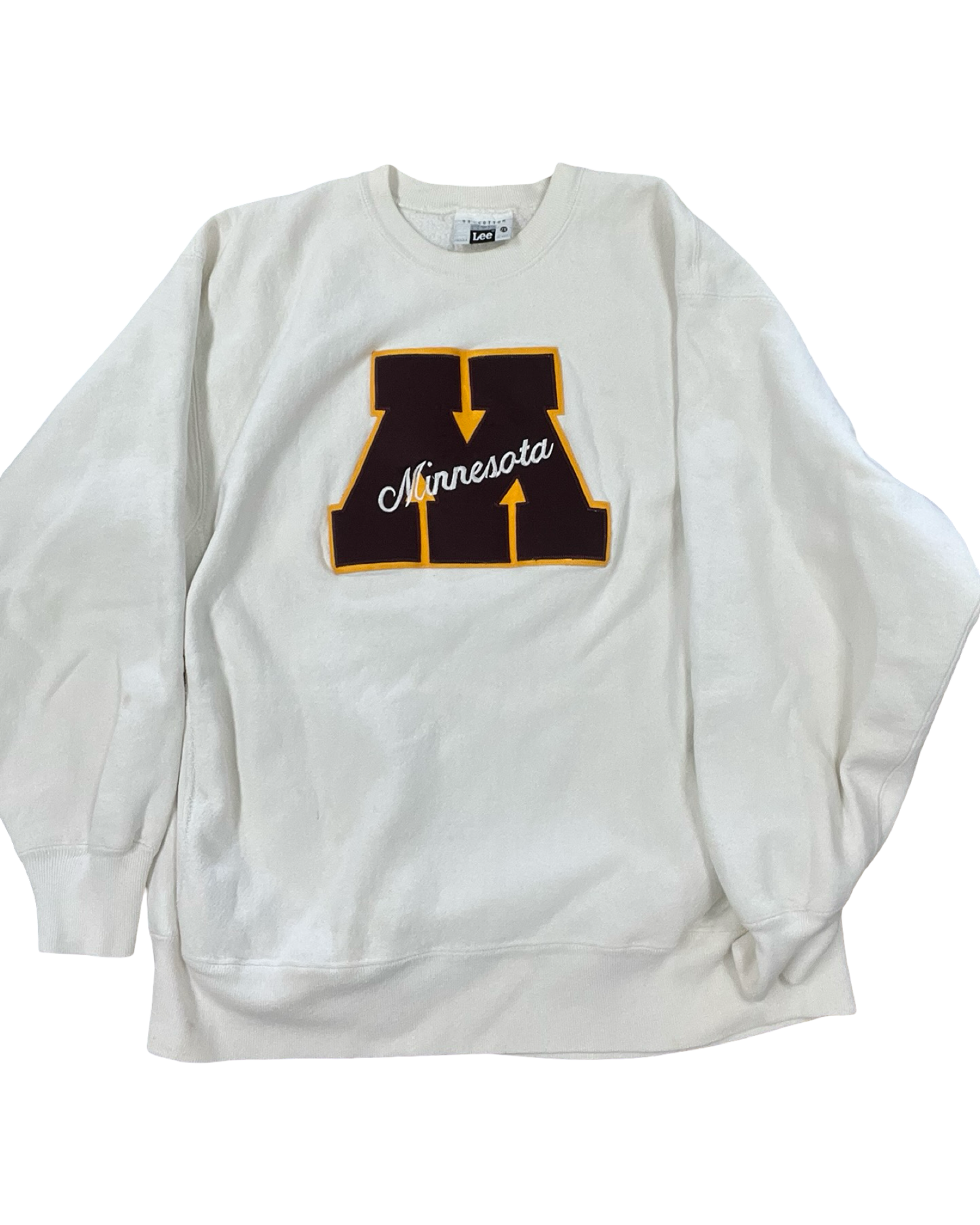 Sweatshirt Collar By Lee In Cream, Size:2X