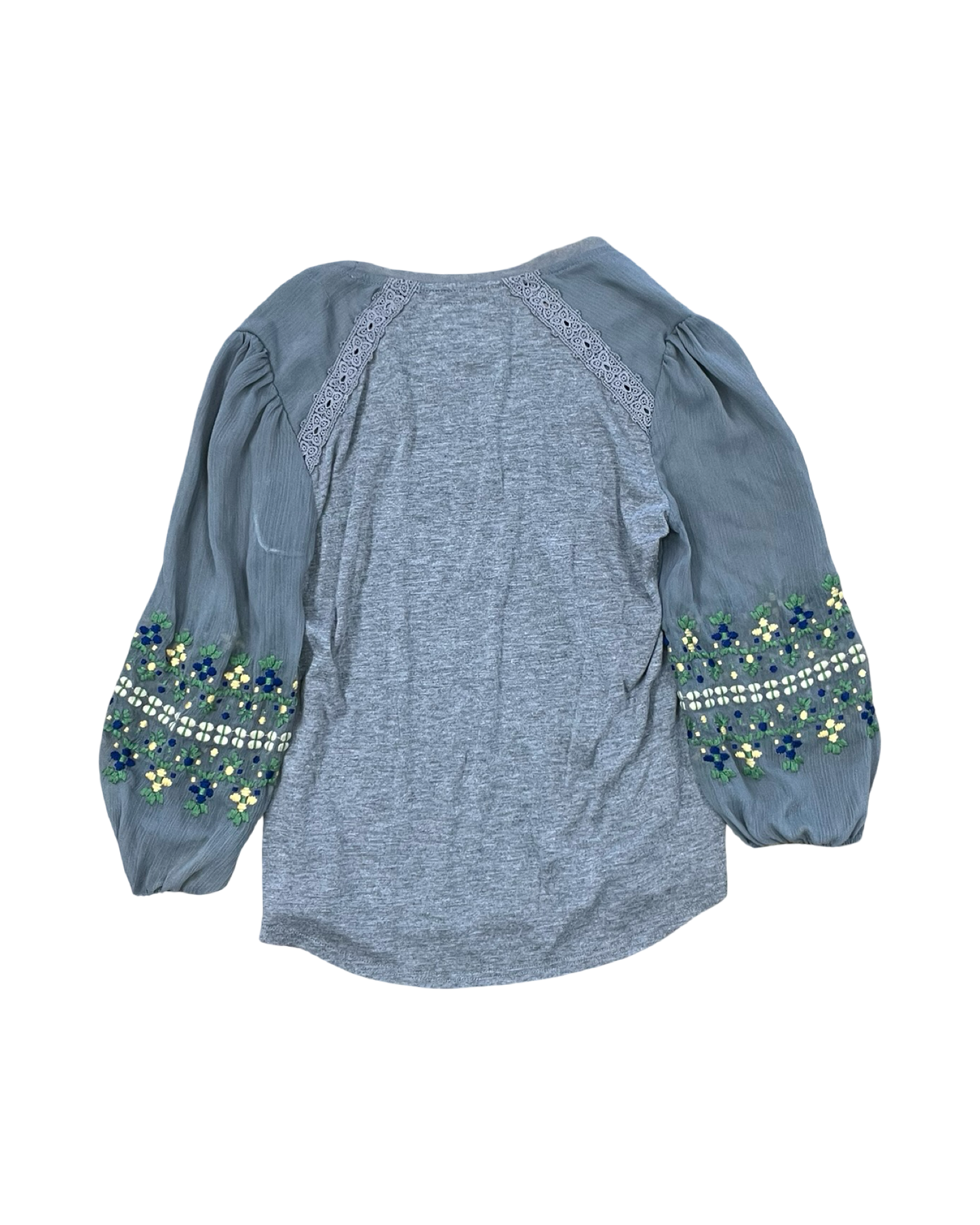 Top 3/4 Sleeve By Tiny In Grey, Size:Xs