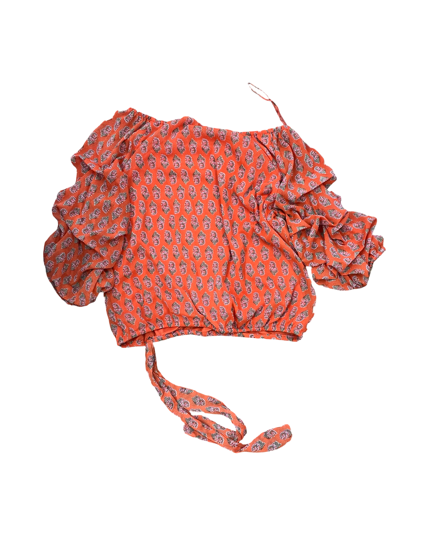 Top 3/4 Sleeve By Cece In Orange, Size:L