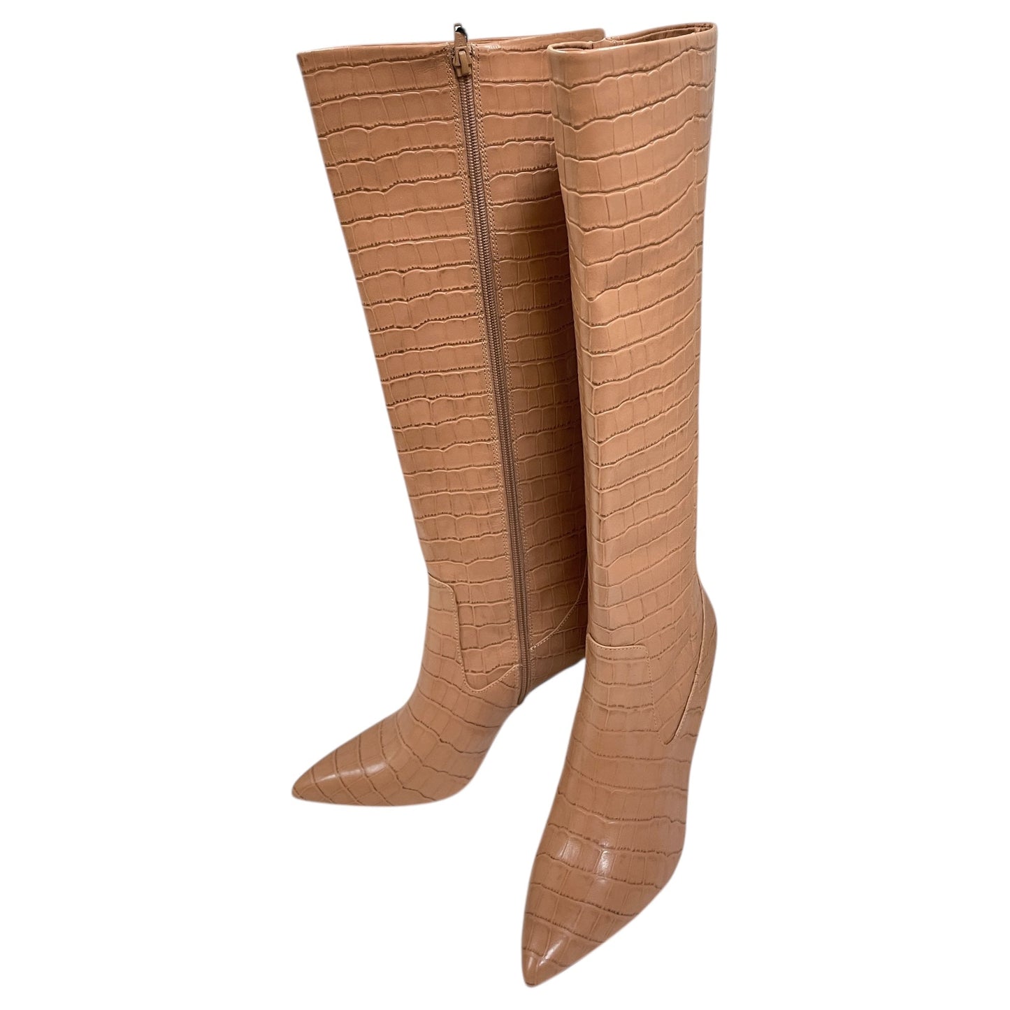 Boots Knee Heels By Antonio Melani In Tan, Size:9