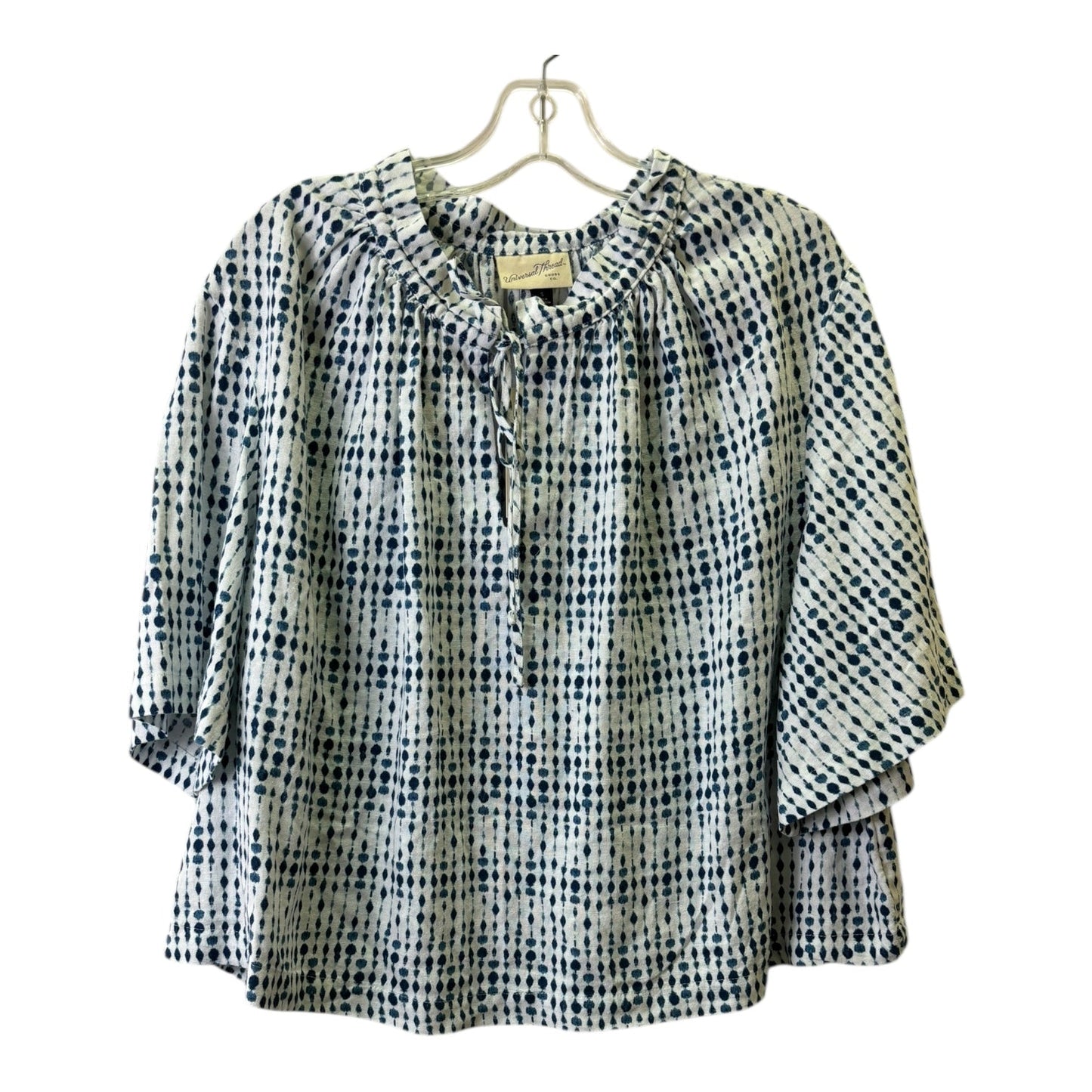 Top 3/4 Sleeve Basic By Universal Thread In Blue, Size:S