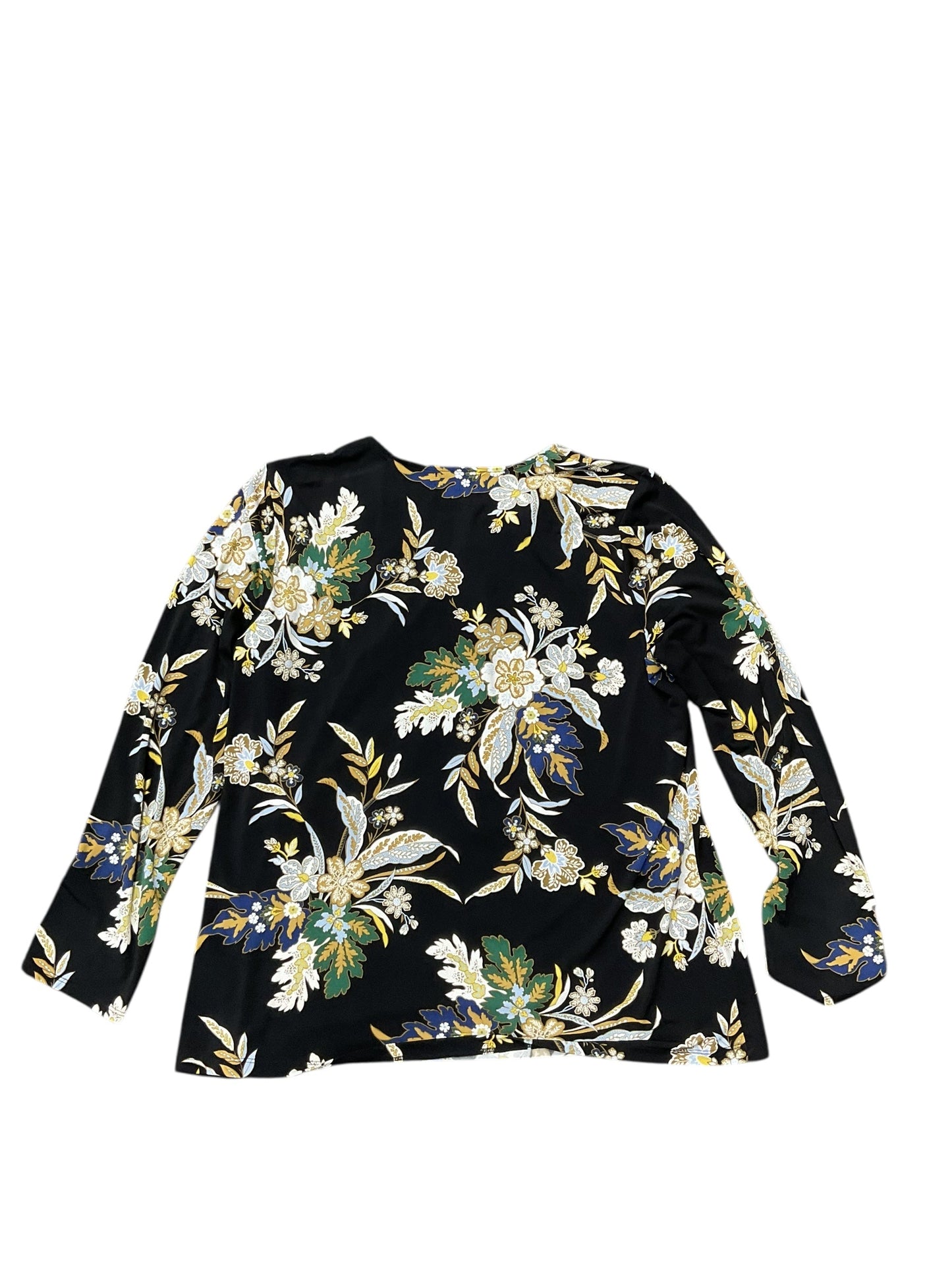 Top Ls By Liz Claiborne In Black, Size:Xl