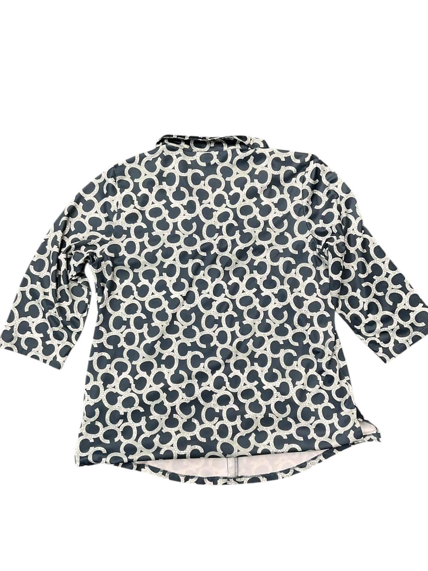 Top Ls By Simply Noelle In Blue, Size:Xl